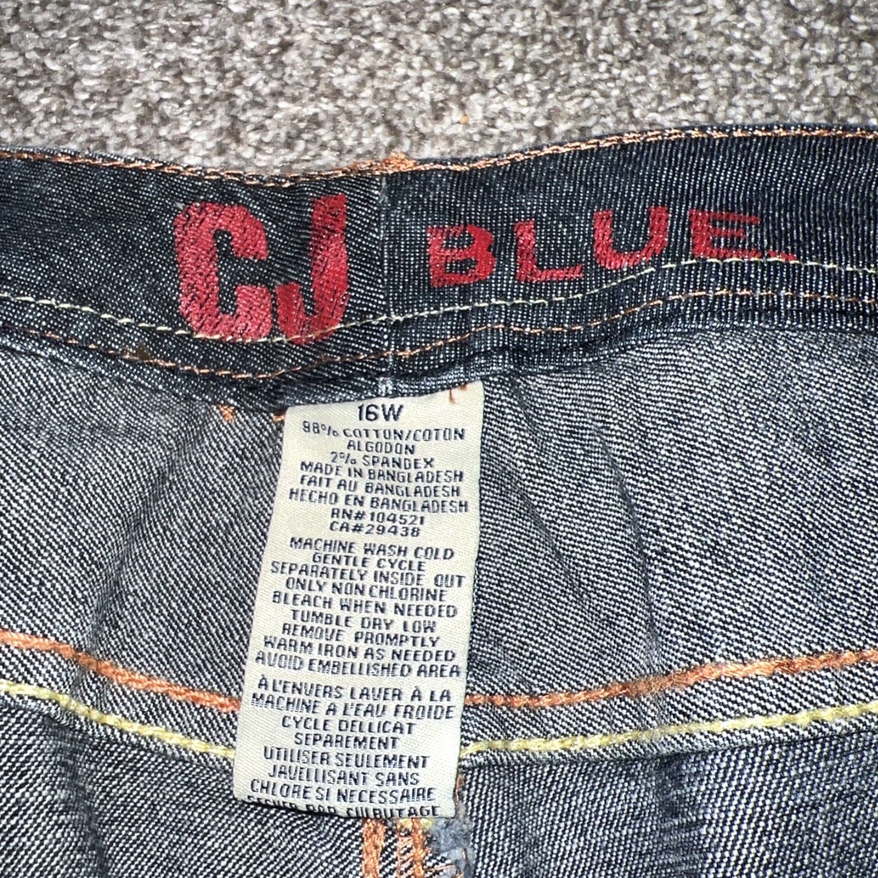 Vintage CJ Blue Women Bootcut Jeans 16W 40X31 Size 16 Womens Jeans Bootcut Blue CJ Women Mens? Size 38" / US 16 / IT 52 - 3 Thumbnail