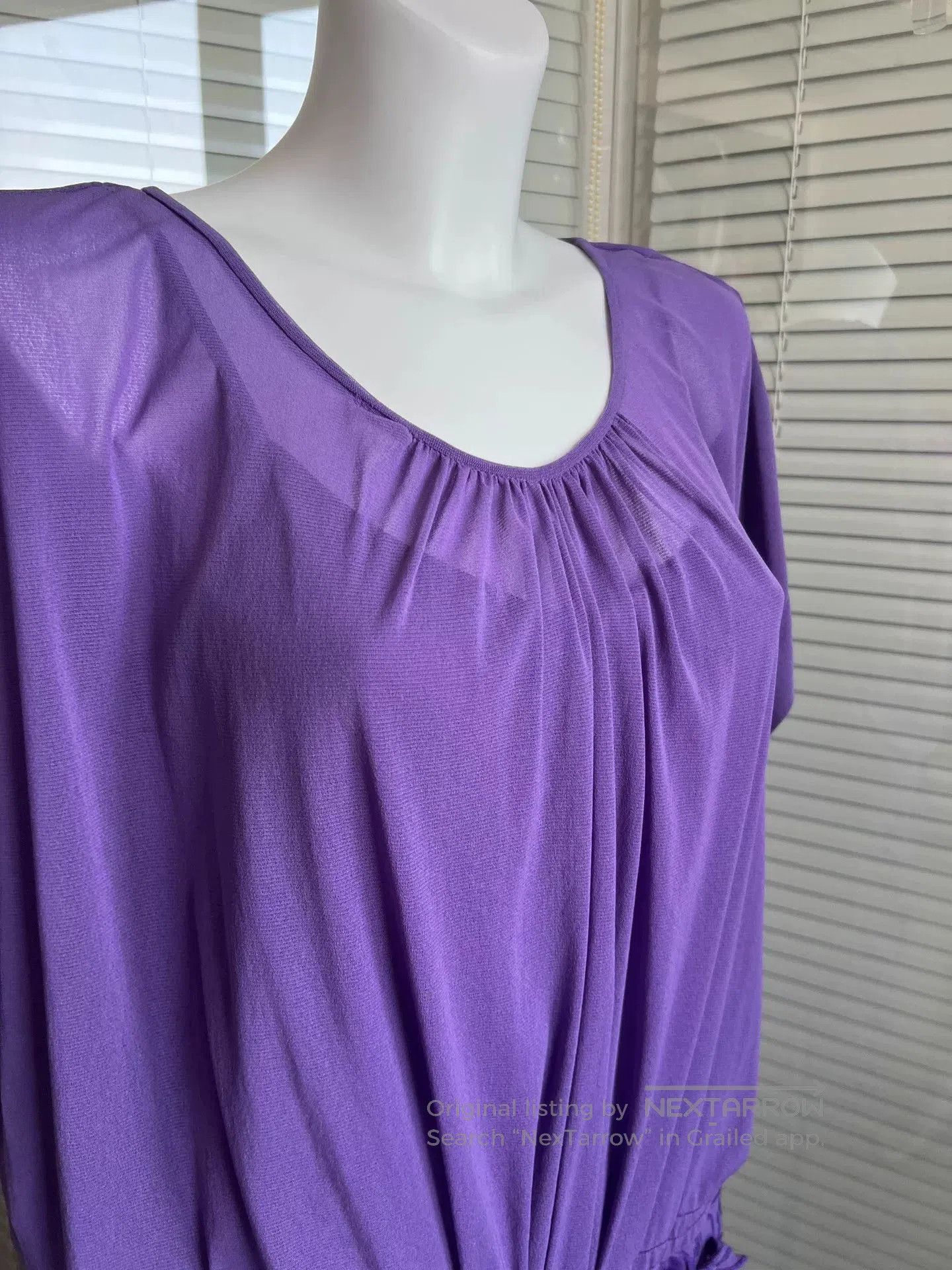 Vivienne Tam Vivienne Tam Purple 3D Butterfly Dress. Size M / US 6-8 / IT 42-44 - 7 Thumbnail