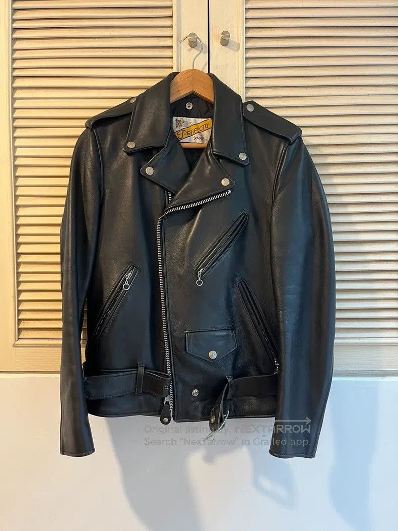 Schott Schott 118 leather motorcycle leather jacket Size US S / EU 44-46 / 1 - 1 Thumbnail