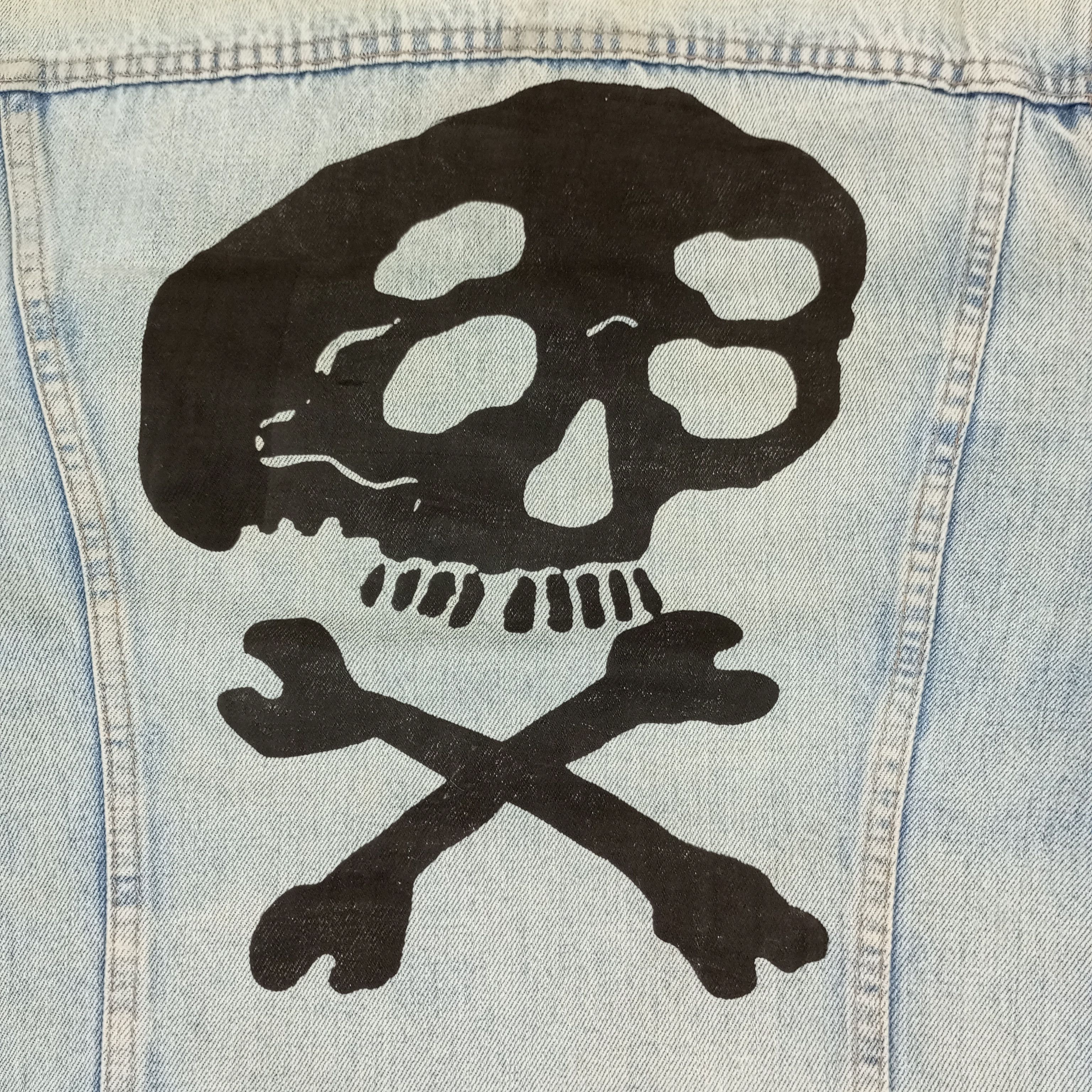 Levi's × Vintage Levis X Custom Skulls Design Jacket Fashion Streetwear Style Size US S / EU 44-46 / 1 - 2 Thumbnail