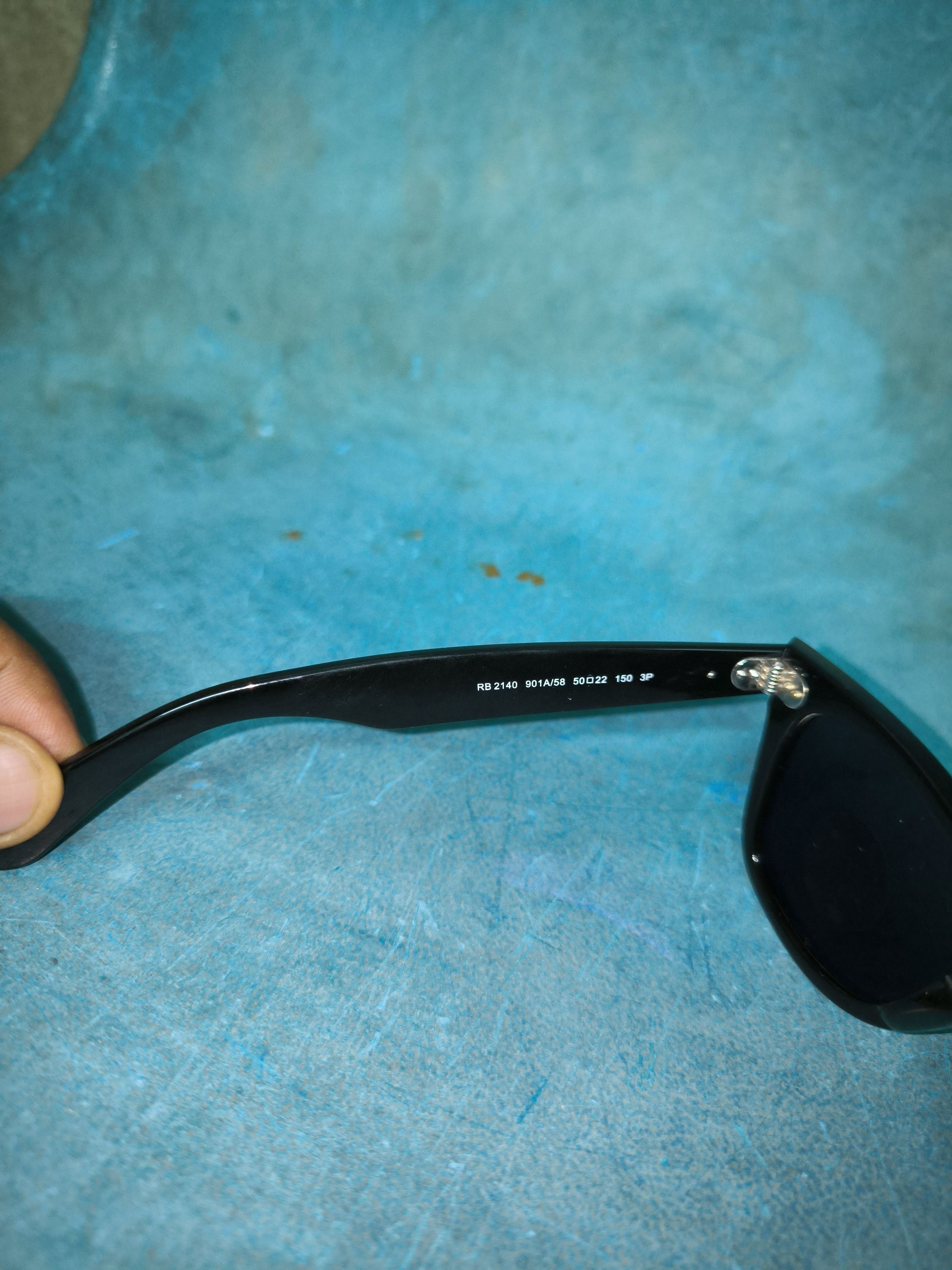 RayBan Wayfarer Blue Lens Polarized Size ONE SIZE - 17 Thumbnail