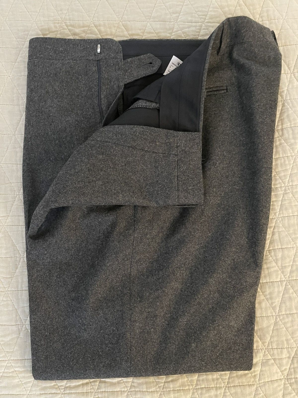 Polo Ralph Lauren × Vintage Flat Front Wool Flannel 'Preston' Trouser Size US 40 / EU 56 - 2 Thumbnail