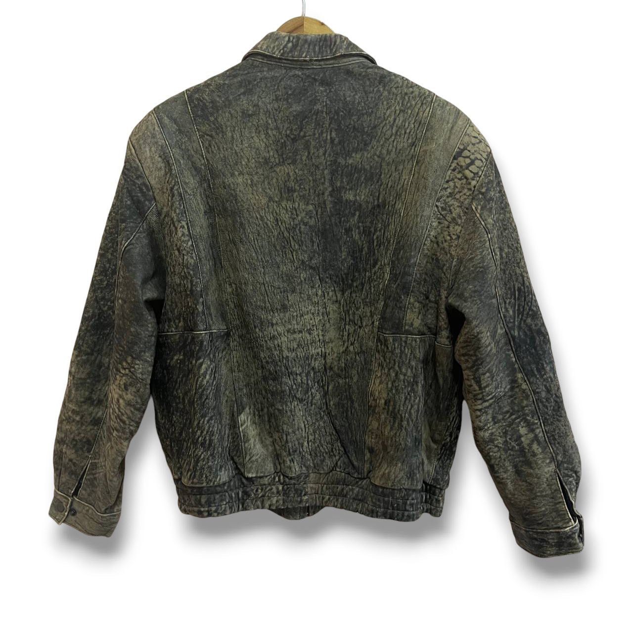 Genuine Leather × Vintage Vintage Skin Things Genuine Leather Jacket Size US L / EU 52-54 / 3 - 2 Thumbnail
