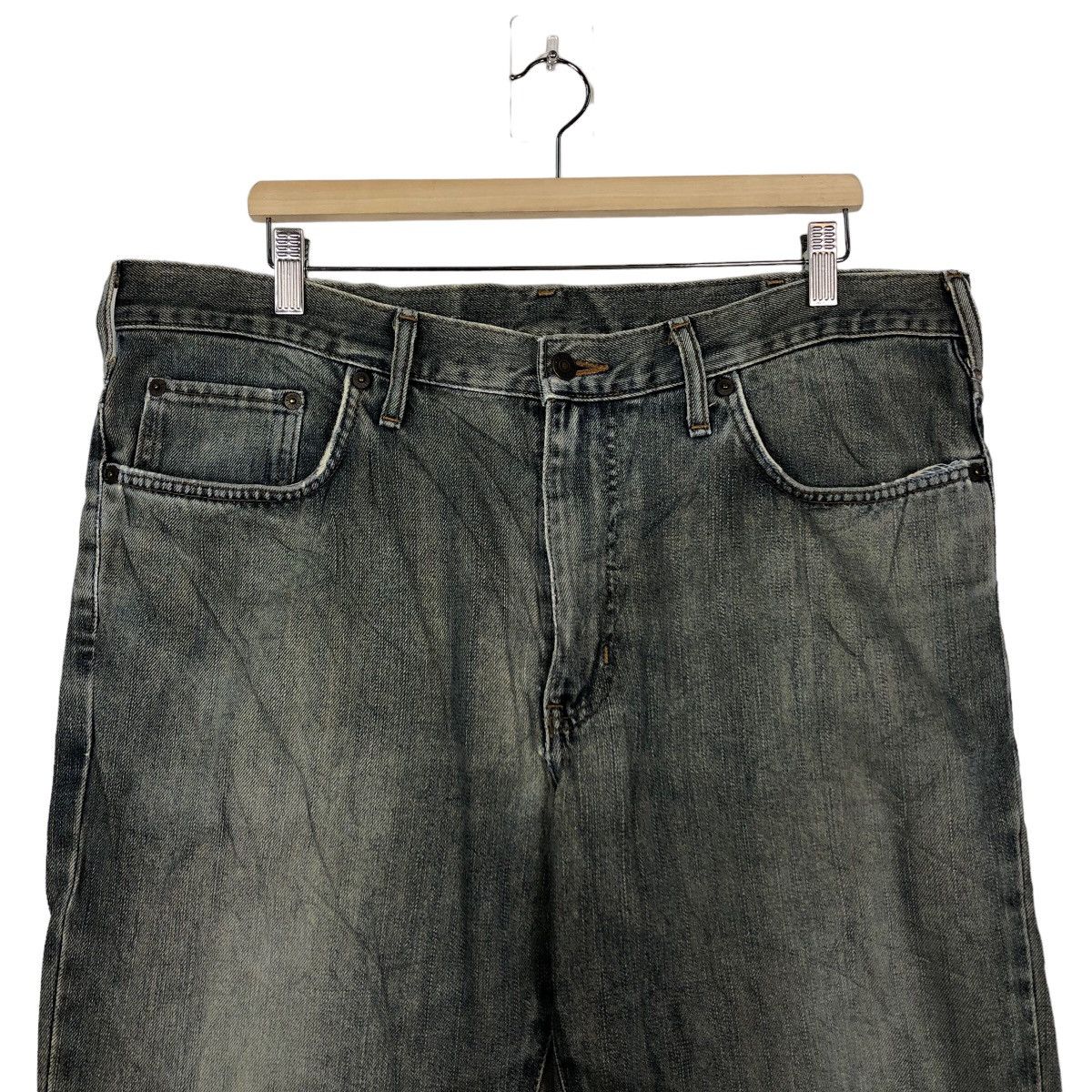 Japanese Brand 🔥90’s Vintage Edwin Distressed Denim Jeans Blue Tag Japan Size US 40 / EU 56 - 3 Thumbnail