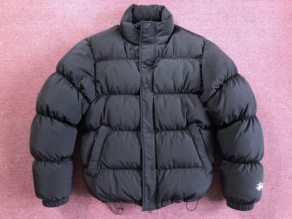 Stussy STUSSY Ripstop Down Puffer Jacket Black Small | Grailed