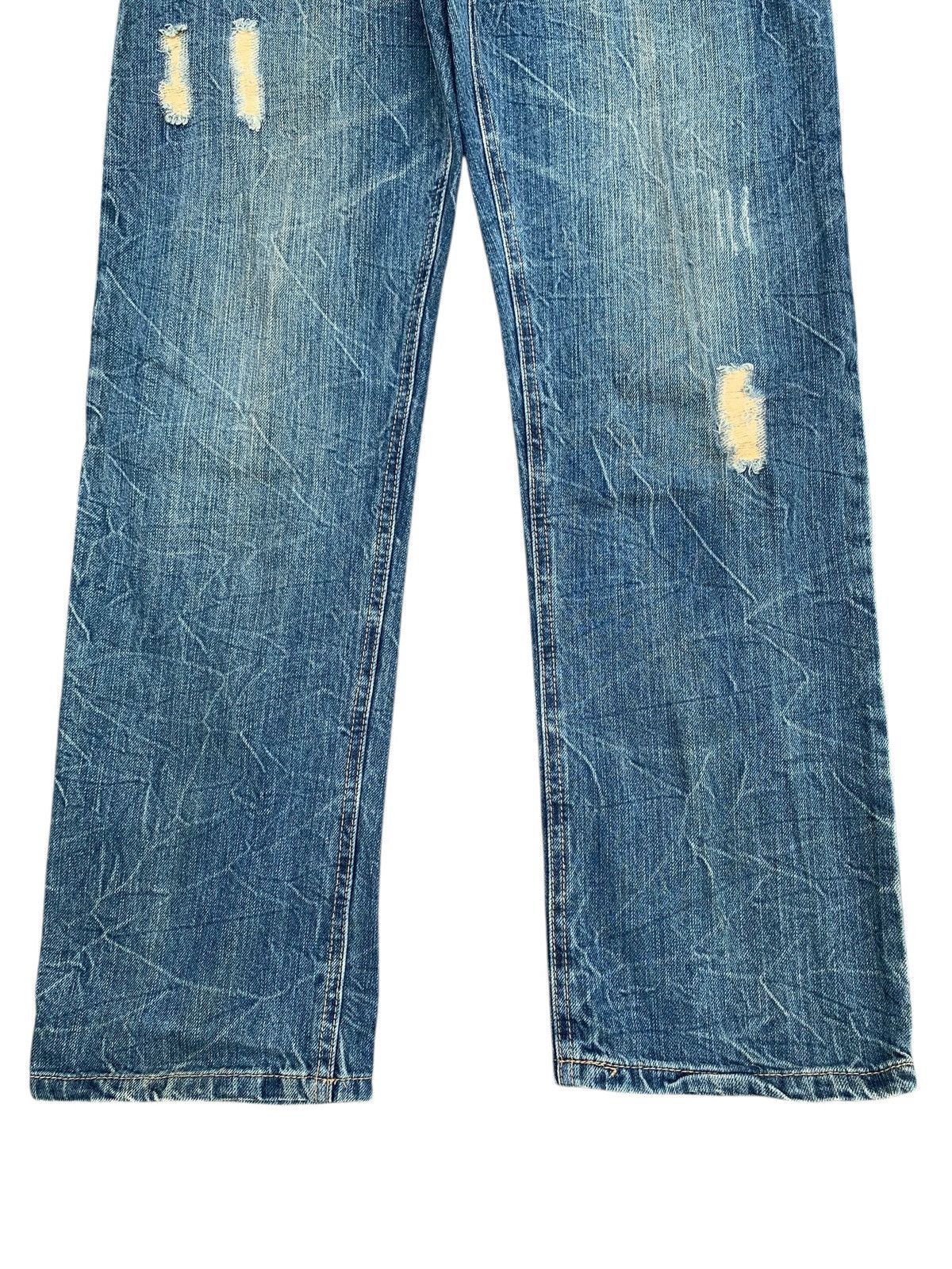 Kapital DOUBLE WAIST PUNK STYLE RUSTY UNBRAND DISTRESSED DENIM Size US 29 - 9 Thumbnail