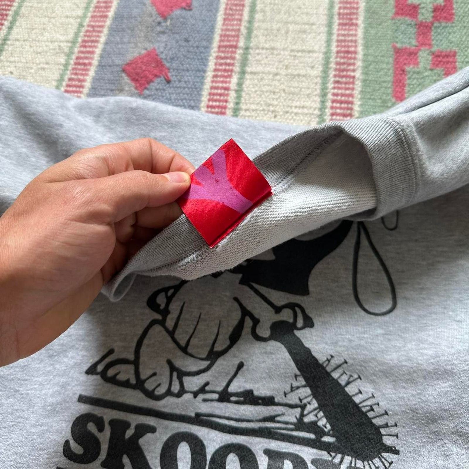 Japanese Brand × Skoloct × Vintage Rare 2010s Skoloct Skoopy Snoopy Crewneck Sweatshirt Size US L / EU 52-54 / 3 - 5 Thumbnail