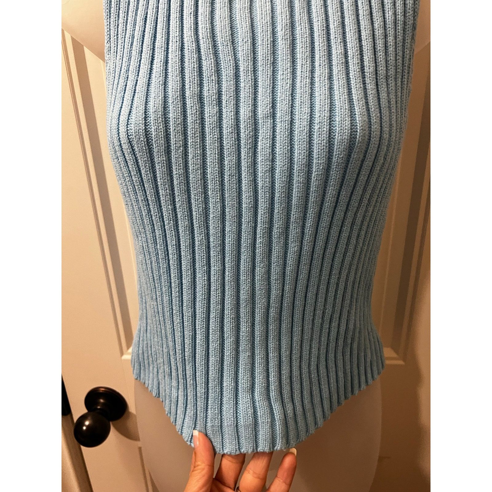 Gap Soft Ribbed Knit Sleeveless Pullover Sweater Tank Top Medium Size M / US 6-8 / IT 42-44 - 11 Thumbnail