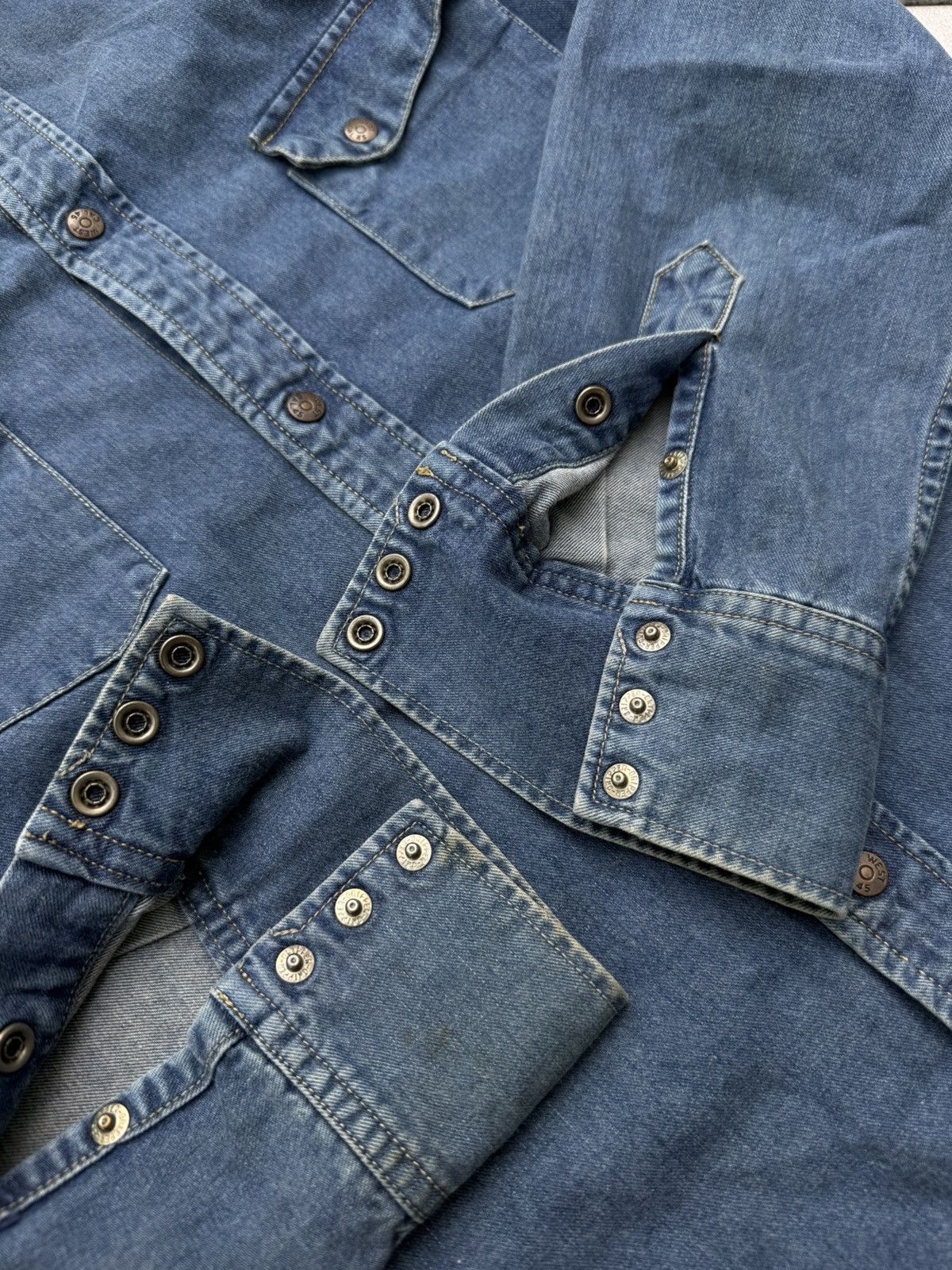 Hysteric Glamour 90’s HYSTERIC GLAMOUR RARE DENIM Y2K JAPANESE POCKET SHIRT Size US L / EU 52-54 / 3 - 9 Thumbnail