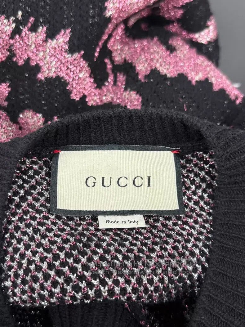 Gucci Gucci Pink tiger head sweater Size US S / EU 44-46 / 1 - 4 Thumbnail