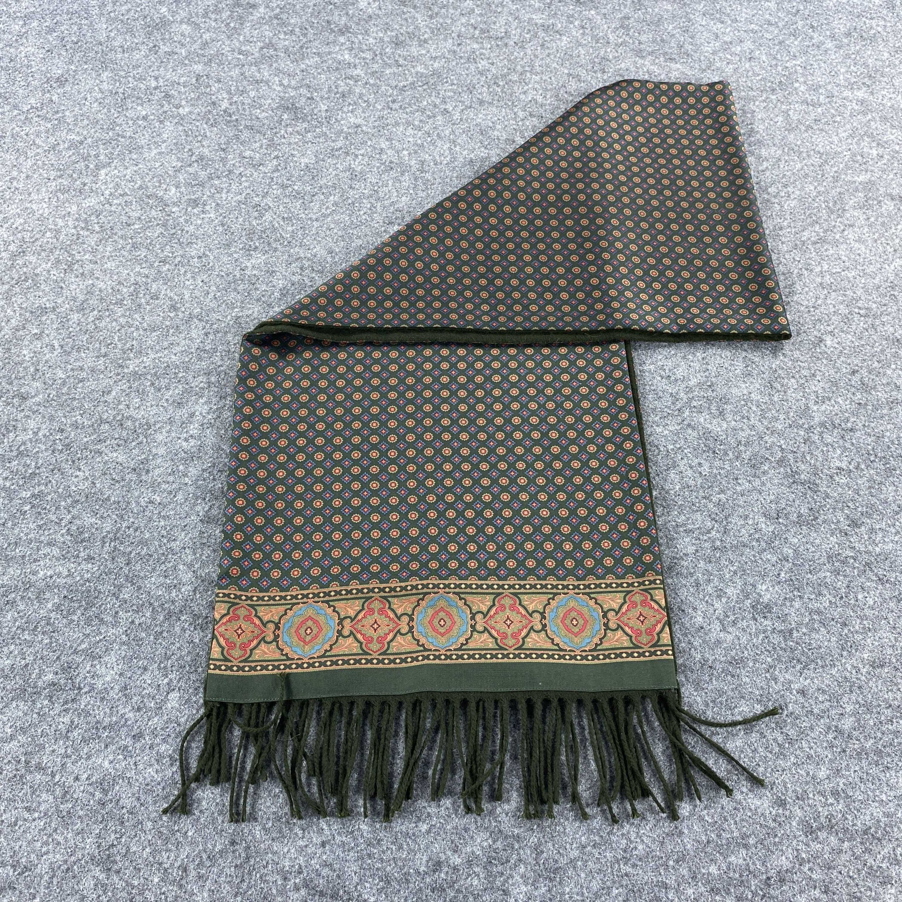 Carven × Vintage GF10628 Carven Silk Scarf Neck Wear Muffler Nova Check Size ONE SIZE - 8 Thumbnail