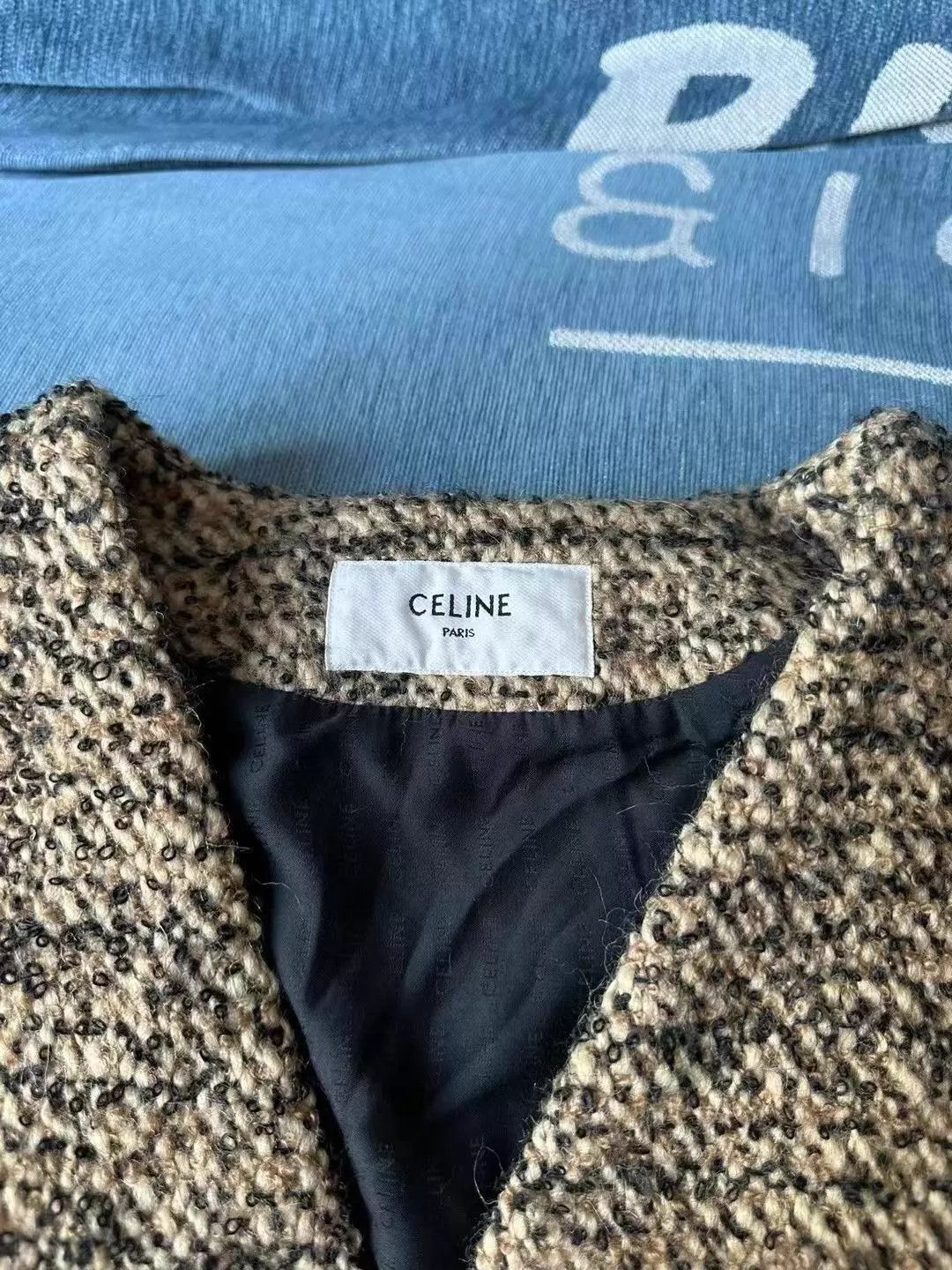 Celine Celine Tweed Cardigan - New With Tags EU 38 Size XS / US 0-2 / IT 36-38 - 3 Thumbnail