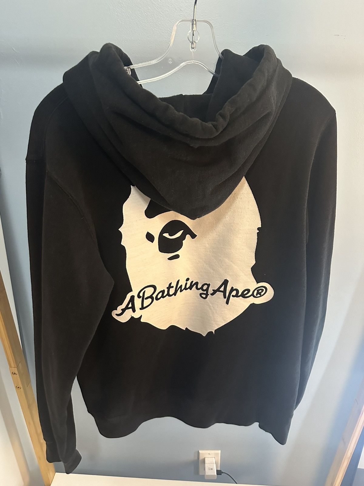 Bape Bape Back Logo Black Hoodie Size M Size US M / EU 48-50 / 2 - 2 Thumbnail