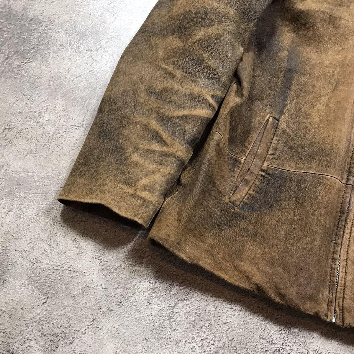 If Six Was Nine VINTAGE LEATHER JACKET JAPAN STREETWEAR NAPOLEON STYLE Size US L / EU 52-54 / 3 - 4 Thumbnail