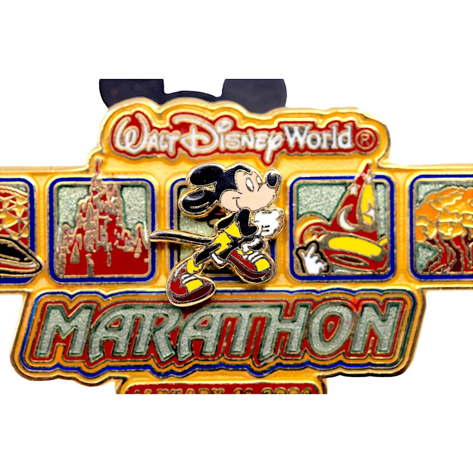 Disney Walt Disney World Marathon 2004 Limited Edition /3500 Pin Size ONE SIZE - 4 Thumbnail