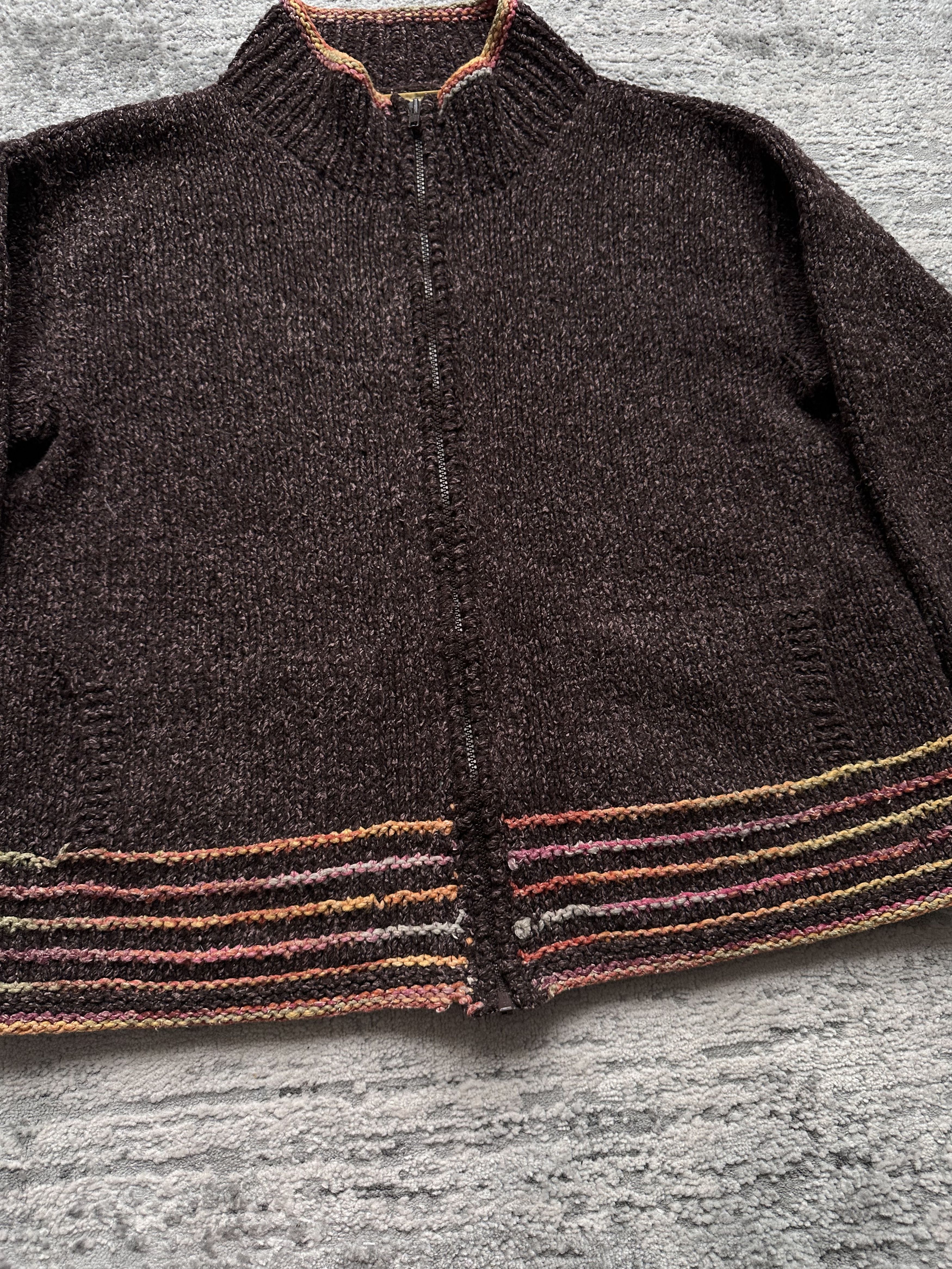 Other Pachamama Vintage Zip Sweater Size L / US 10 / IT 46 - 12 Thumbnail