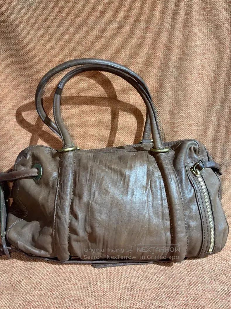 Givenchy Givenchy Brown Leather Handbag Size ONE SIZE - 2 Thumbnail