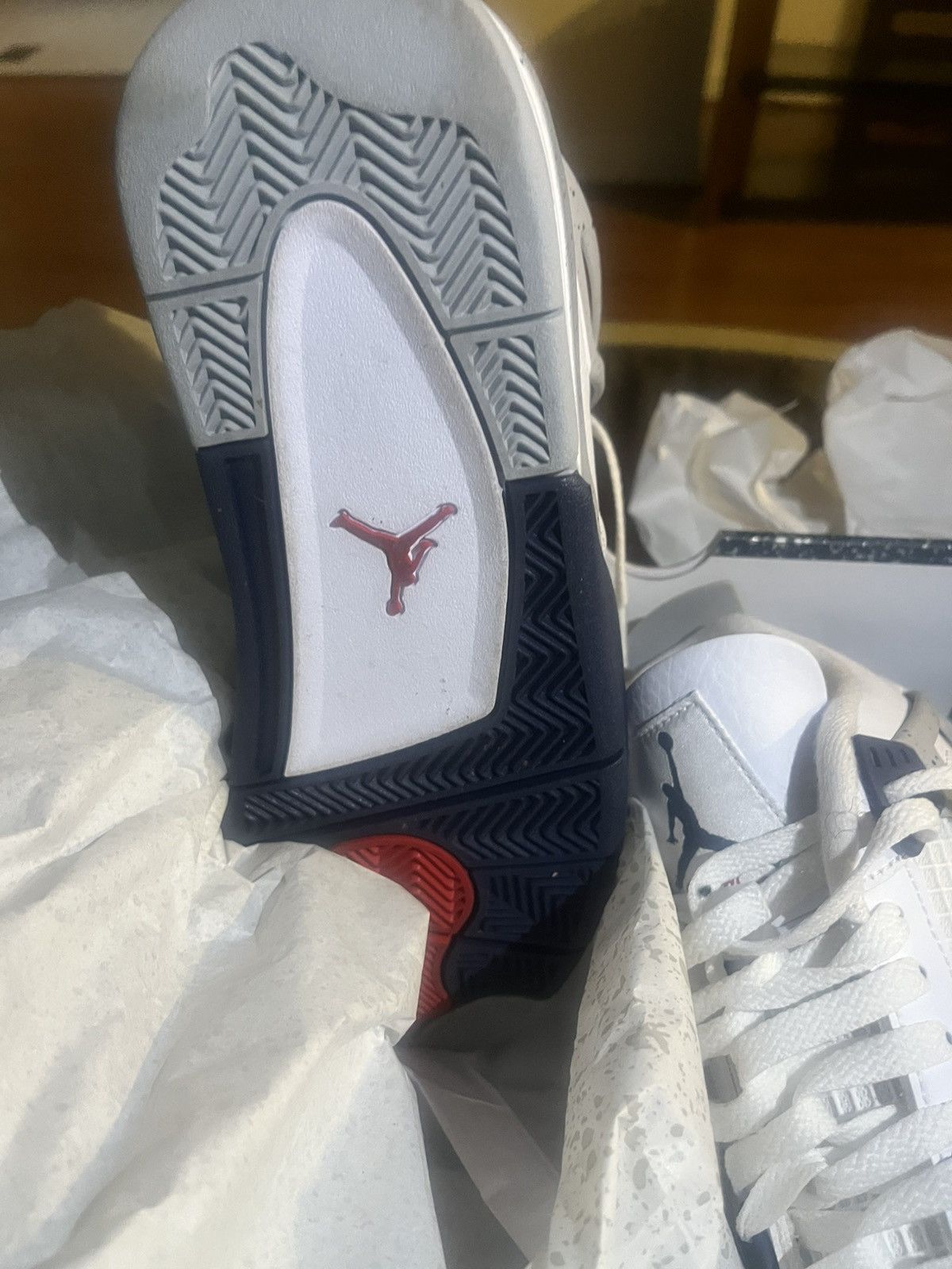 Jordan Brand Jordan 4 navy blue Size US 9.5 / EU 42-43 - 3 Thumbnail