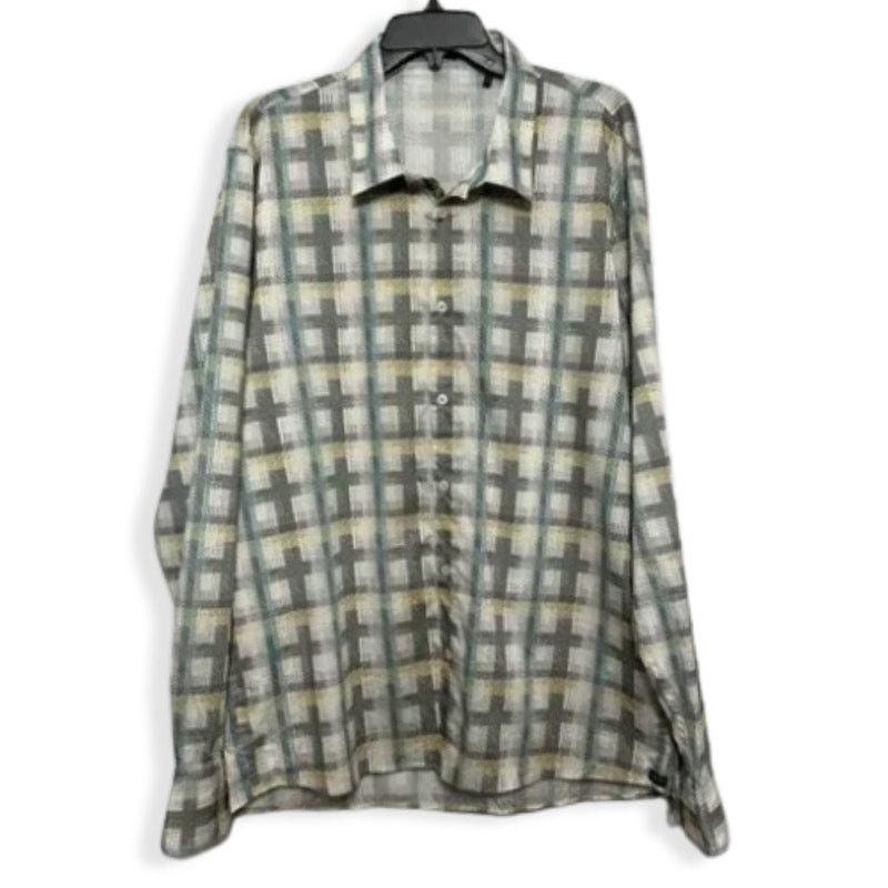 Other Good Man Plaid Button Down Long Sleeve Cotton Shirt XXL NWOT Size US XXL / EU 58 / 5 - 1 Thumbnail