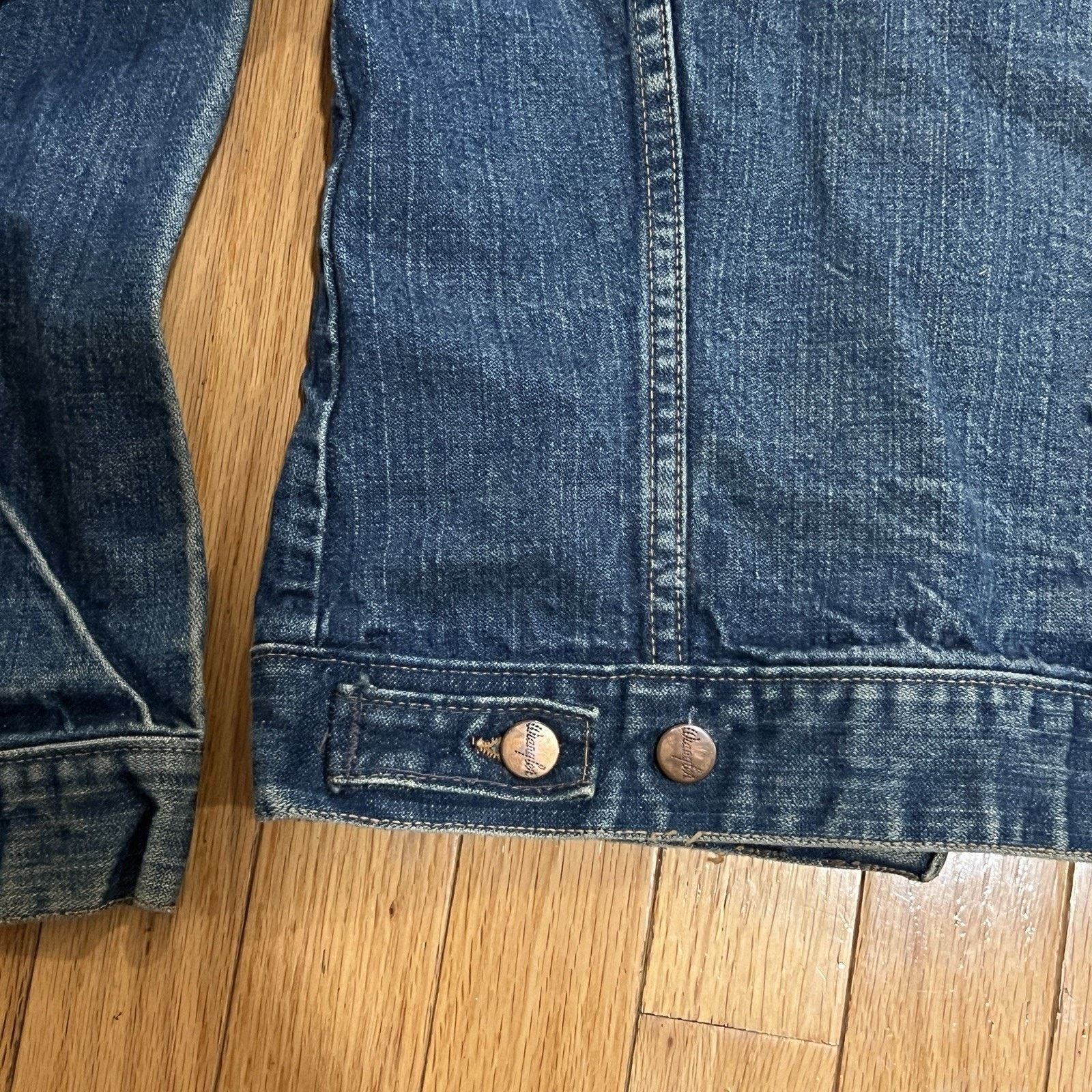 Wrangler WRANGLER dark indigo blue denim trucker jacket 60s 70s usa Size US S / EU 44-46 / 1 - 9 Thumbnail