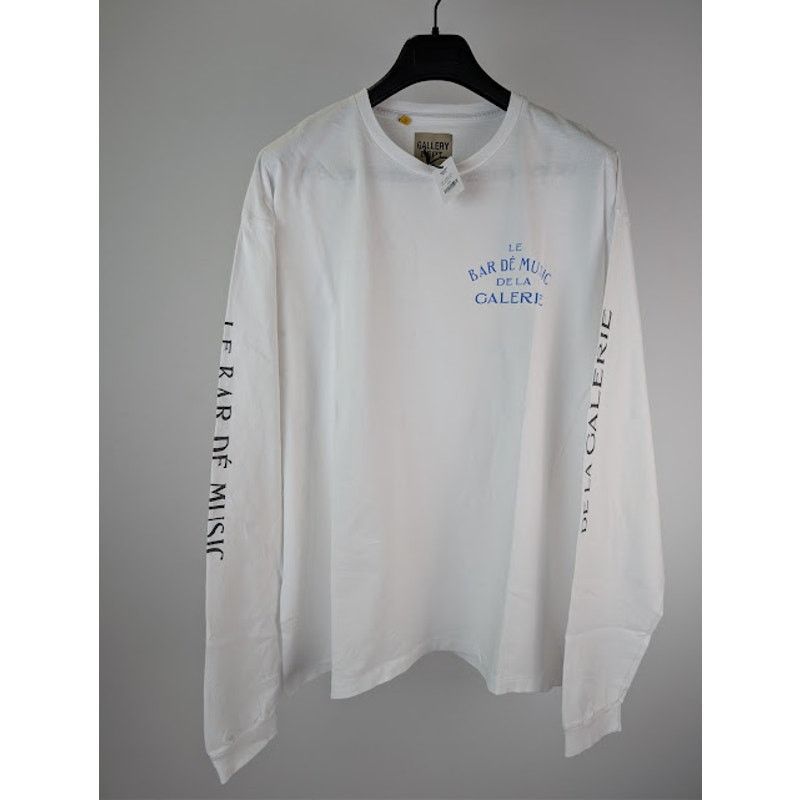 Gallery Dept. o1rshd1 Q:2 / Le Bar Shop Long Sleeve T-Shirt in White Size US XXL / EU 58 / 5 - 3 Thumbnail