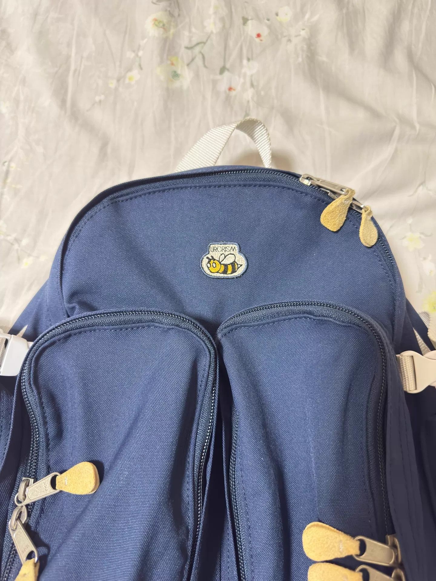 Undercover Undercover Navy Multi-Pocket Embroidered Bee Backpack Size ONE SIZE - 3 Thumbnail