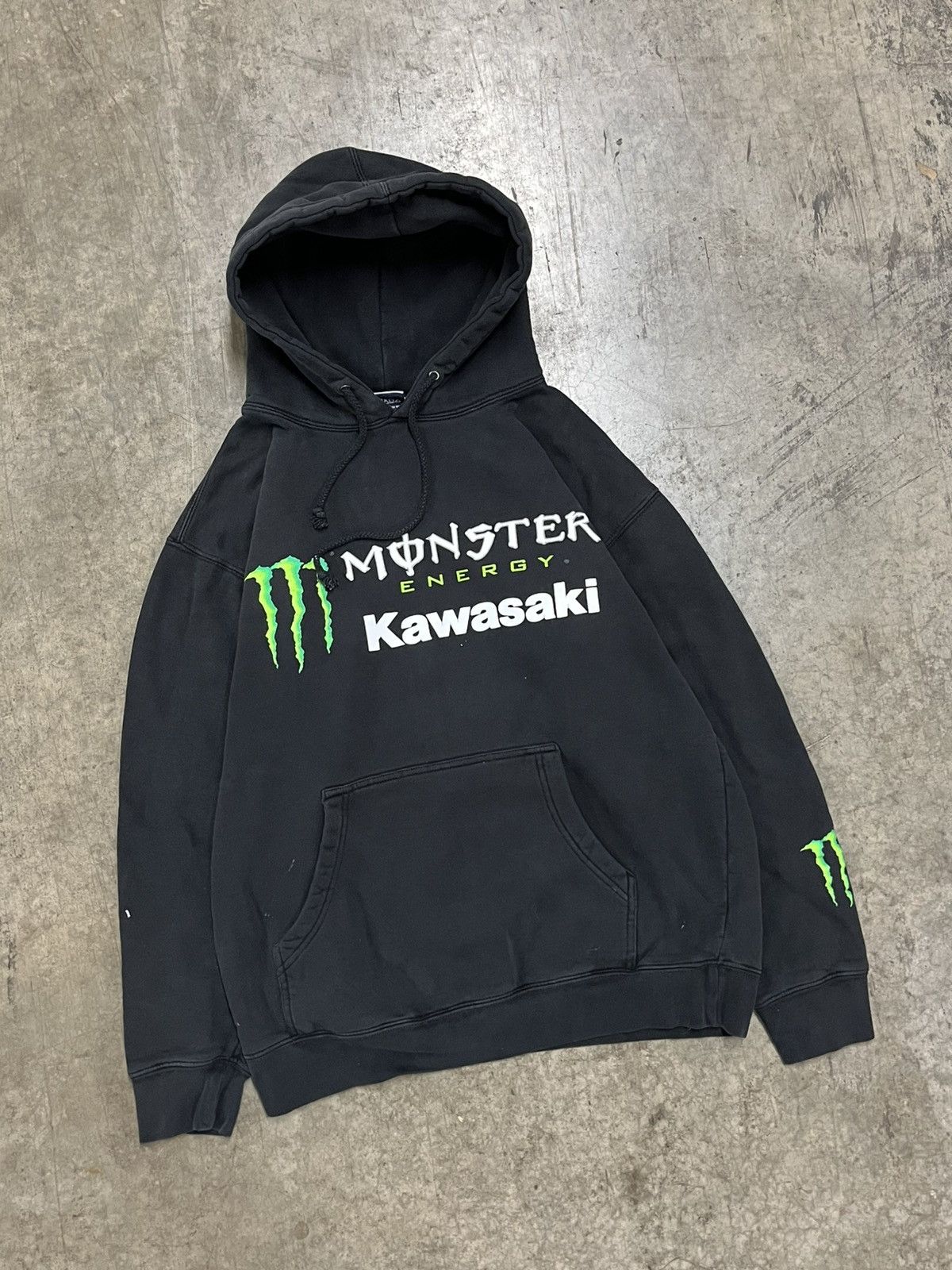 Other Monster energy y2k black grunge hoodie skater emo goth hype Size US M / EU 48-50 / 2 - 5 Thumbnail