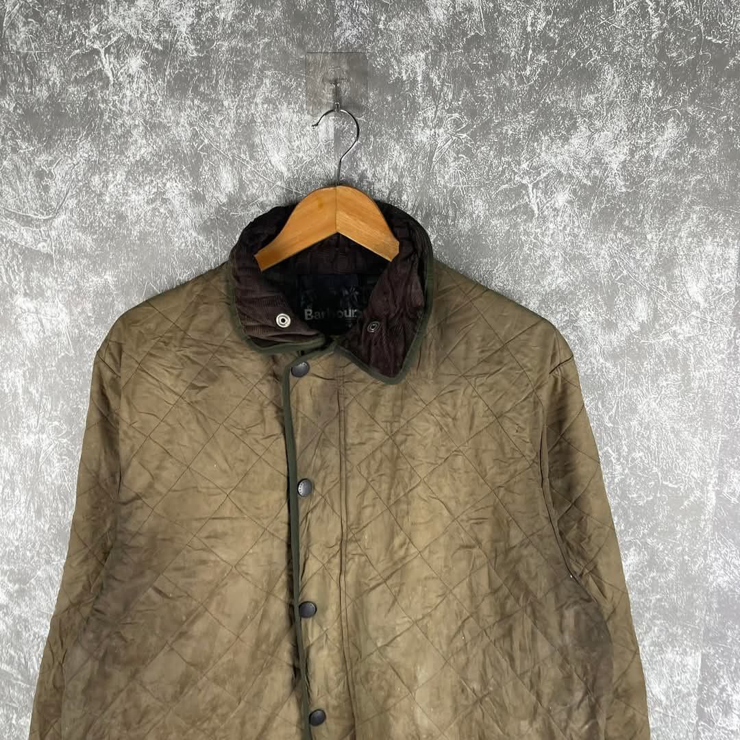 Barbour Vintage Barbour Jacket Suede Bomber fashion corduroy Size US M / EU 48-50 / 2 - 7 Thumbnail