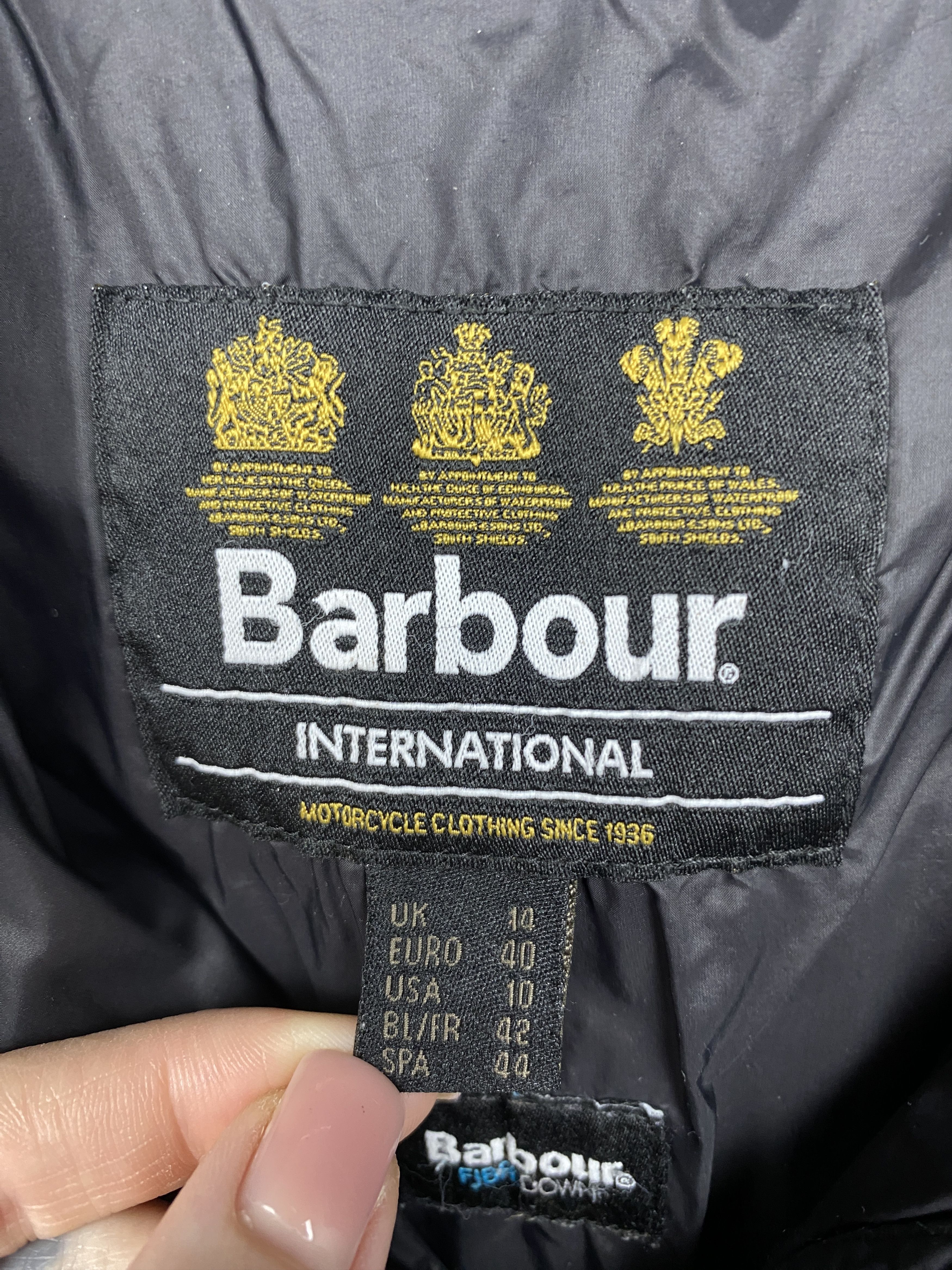 Barbour Barbour International Womens Match Quilted Coat Jacket Size L / US 10 / IT 46 - 4 Thumbnail