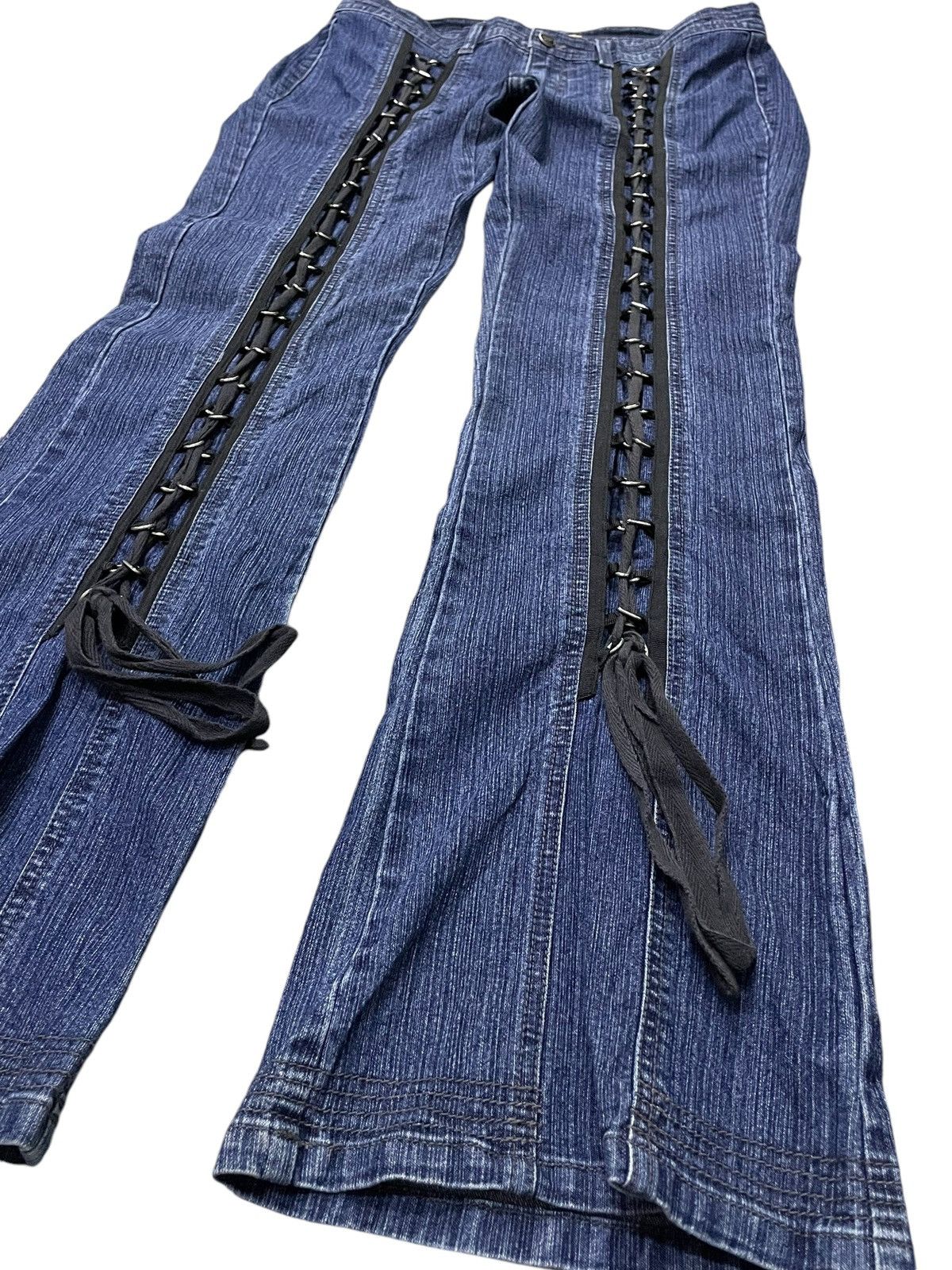 Other Clash Jeans Archive Bondage Junya Style Flare Denim Size US 33 - 9 Thumbnail