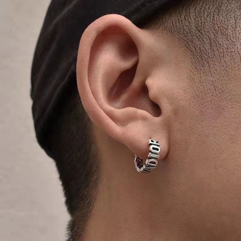 Jewelry Punk Earrings One Pairs Chrome Jewelry Size ONE SIZE - 1 Thumbnail
