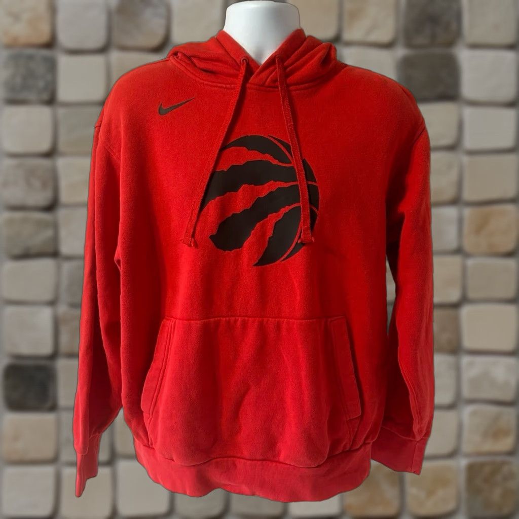 Nike Nike Toronto Raptors Hoodie Men L Red Kangaroo Pocket Drawstrings NBA Swoosh Size US L / EU 52-54 / 3 - 1 Thumbnail