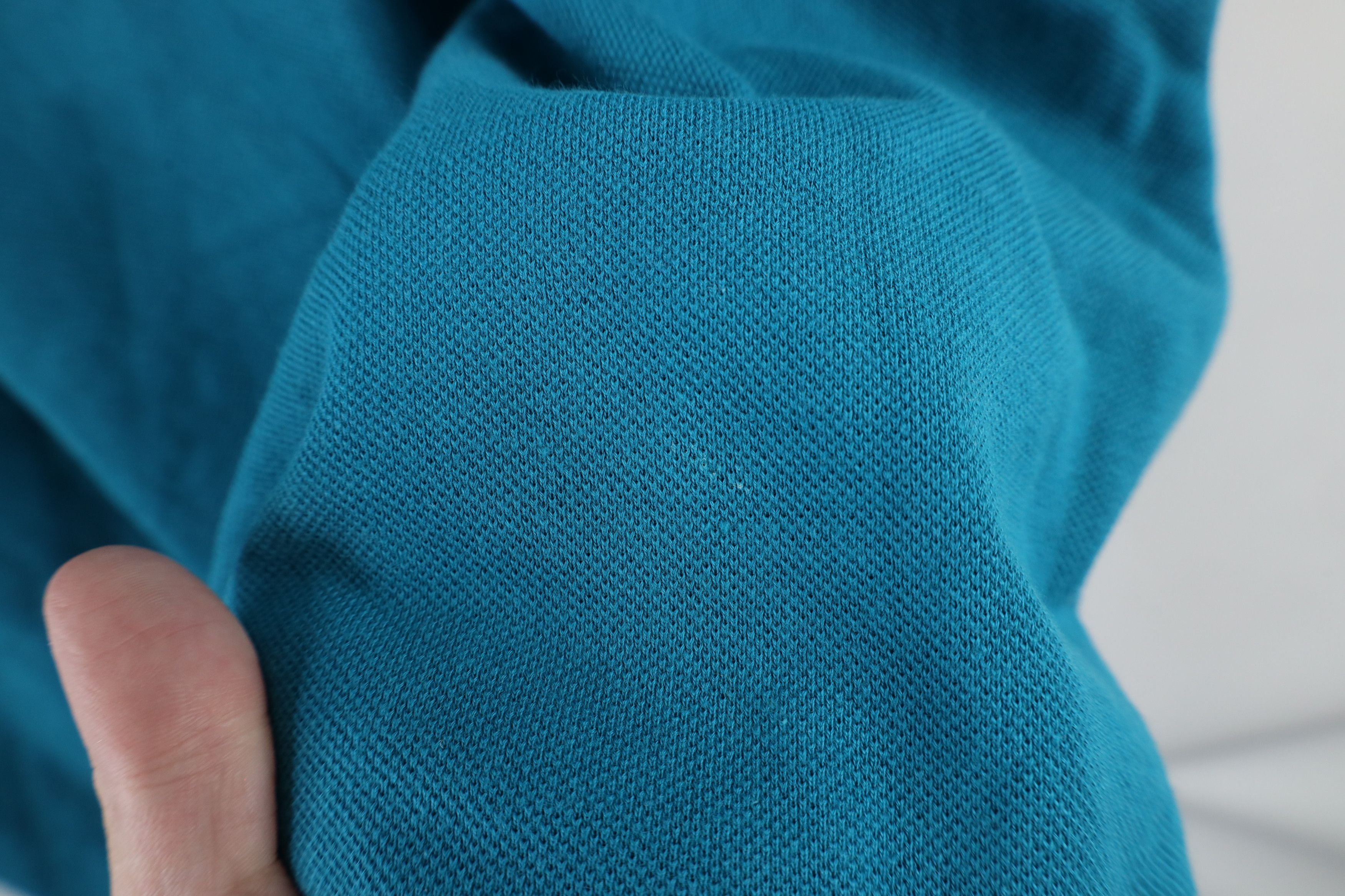 Lacoste × Vintage Lacoste Distressed Croc Logo Collared Golf Polo Shirt Blue Size US L / EU 52-54 / 3 - 8 Thumbnail