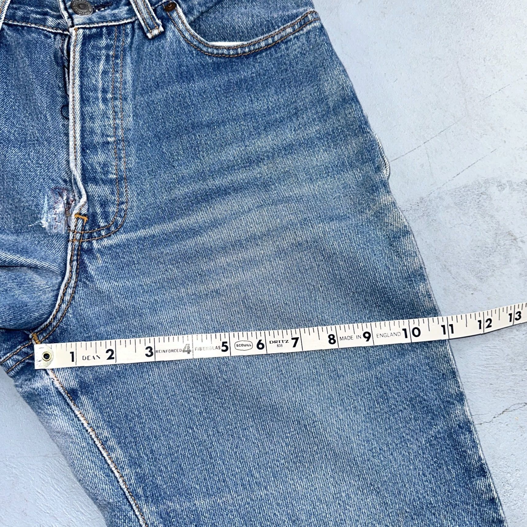 Levi's VINTAGE Levi's 501 Jeans Women 25x27 Blue High Rise Tapered 90s USA Denim Casual Size 42" / US 20 - 7 Thumbnail