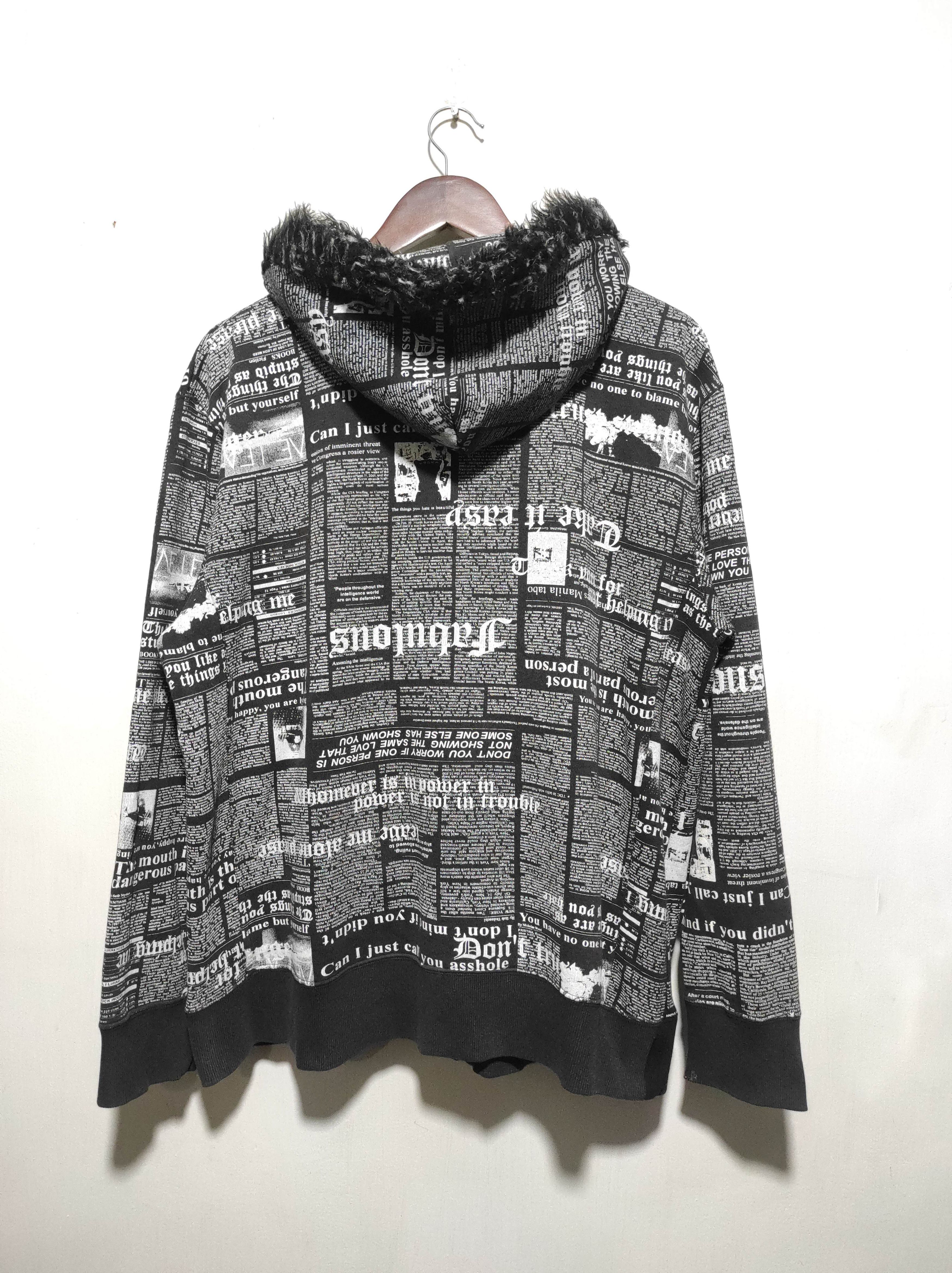 Japanese Brand Splendid Satisfaction Newspapper zip fur hoodie LGB style Size US L / EU 52-54 / 3 - 15 Thumbnail