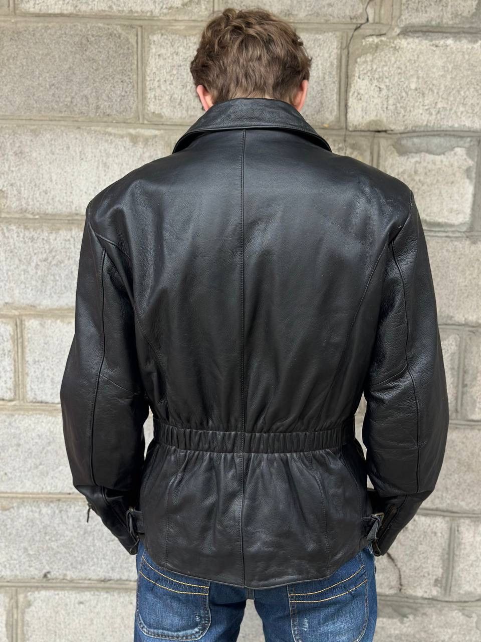 Cowboy Equipment VTG 90s Western Leather Moto Jacket Size L Sanmaru Y2K USA Size US L / EU 52-54 / 3 - 8 Thumbnail