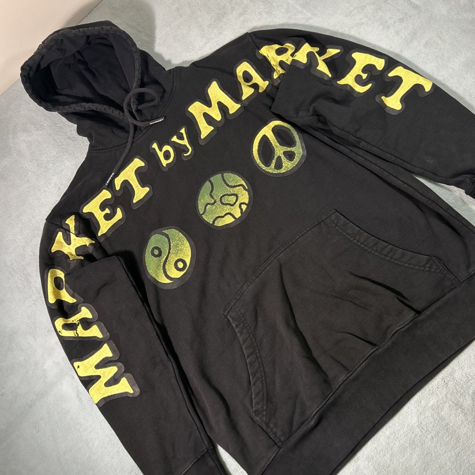 Market Chinatown Market Heavyweight Pullover Hoodie Medium SpellOut Size US M / EU 48-50 / 2 - 4 Thumbnail