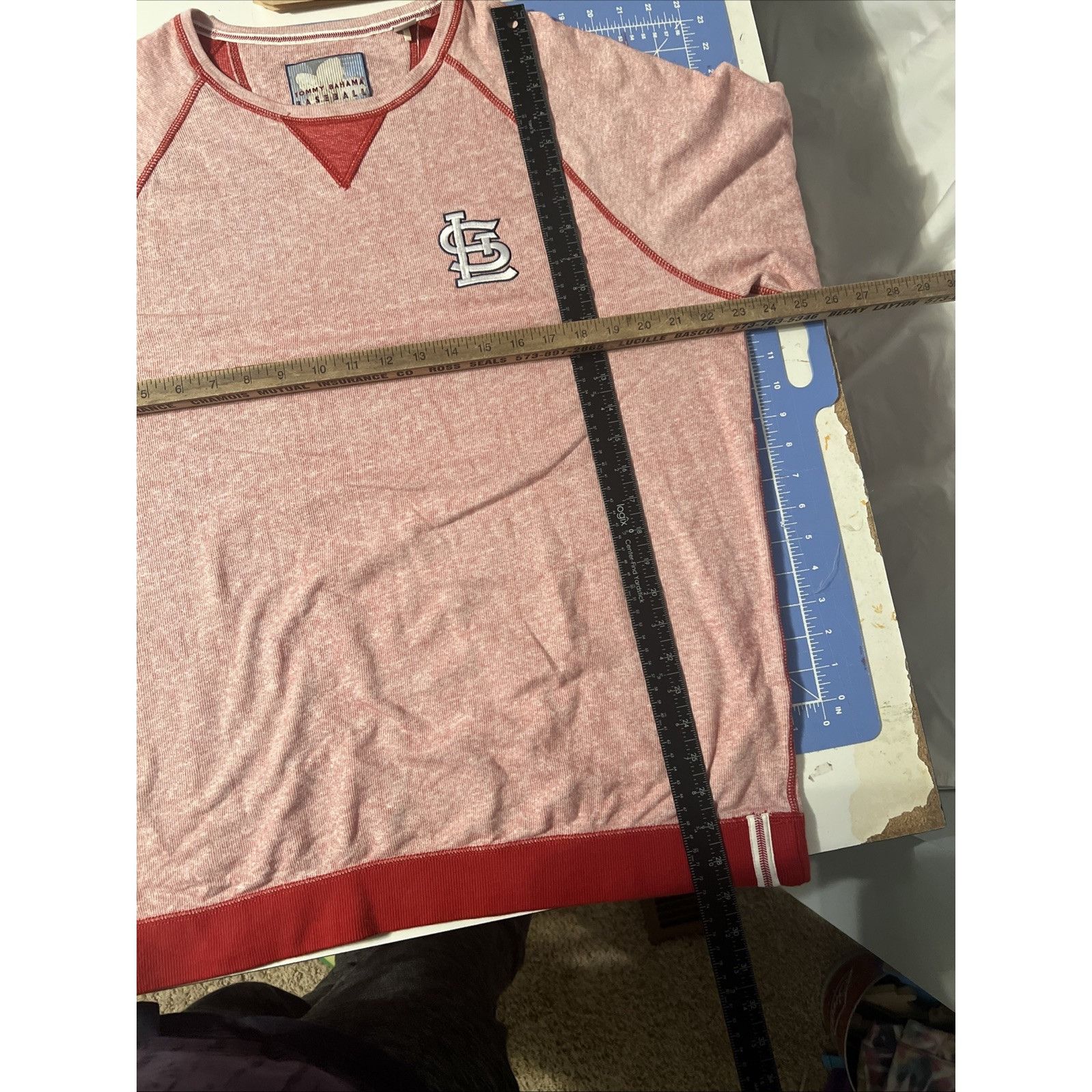 Tommy Bahama Tommy Bahama Baseball STL CARDINALS Long Sleeve Red T. Size Size US L / EU 52-54 / 3 - 13 Thumbnail