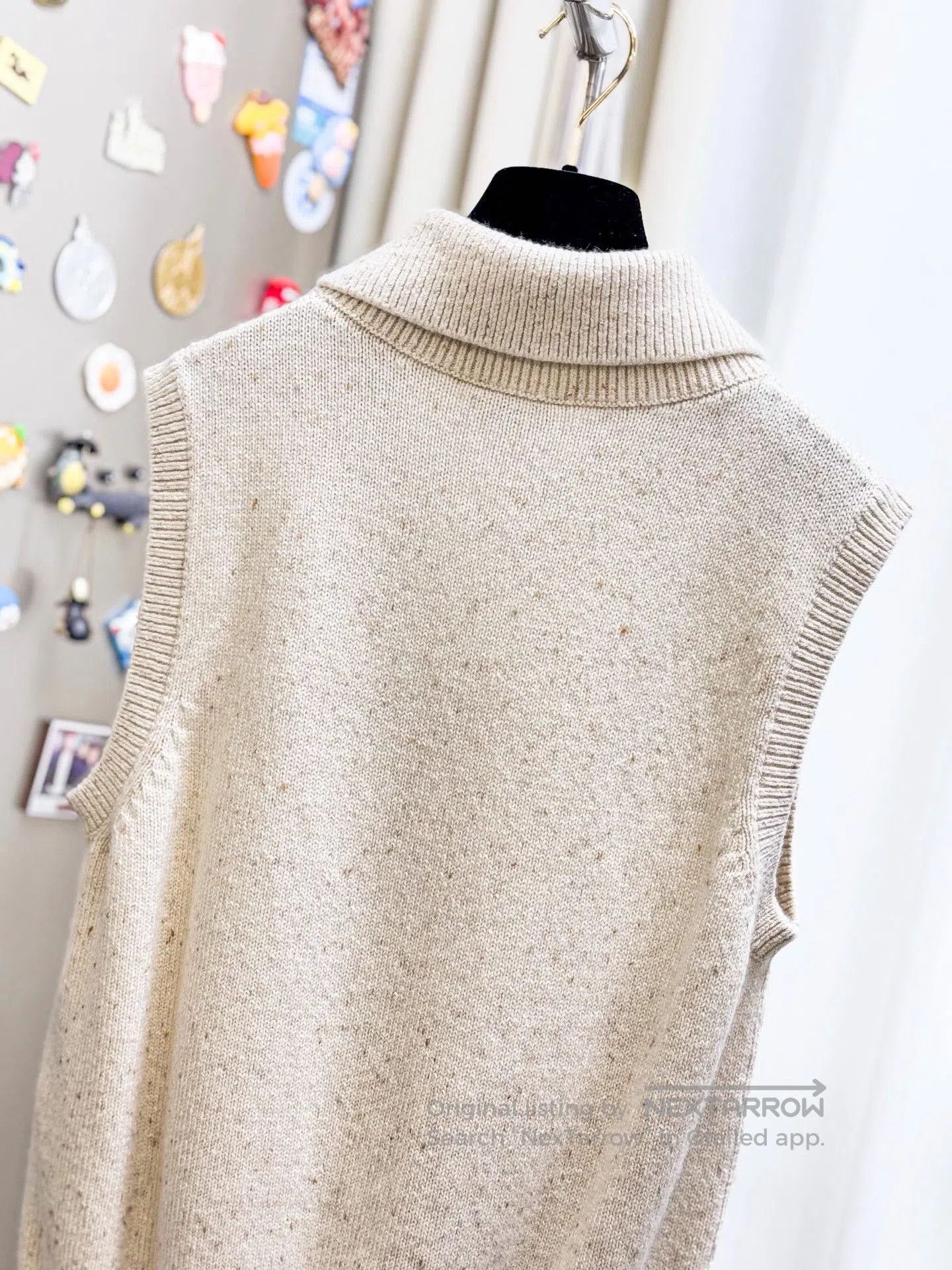 Chanel Chanel Oatmeal Bow Lapel Knit Vest. Size S / US 4 / IT 40 - 6 Thumbnail