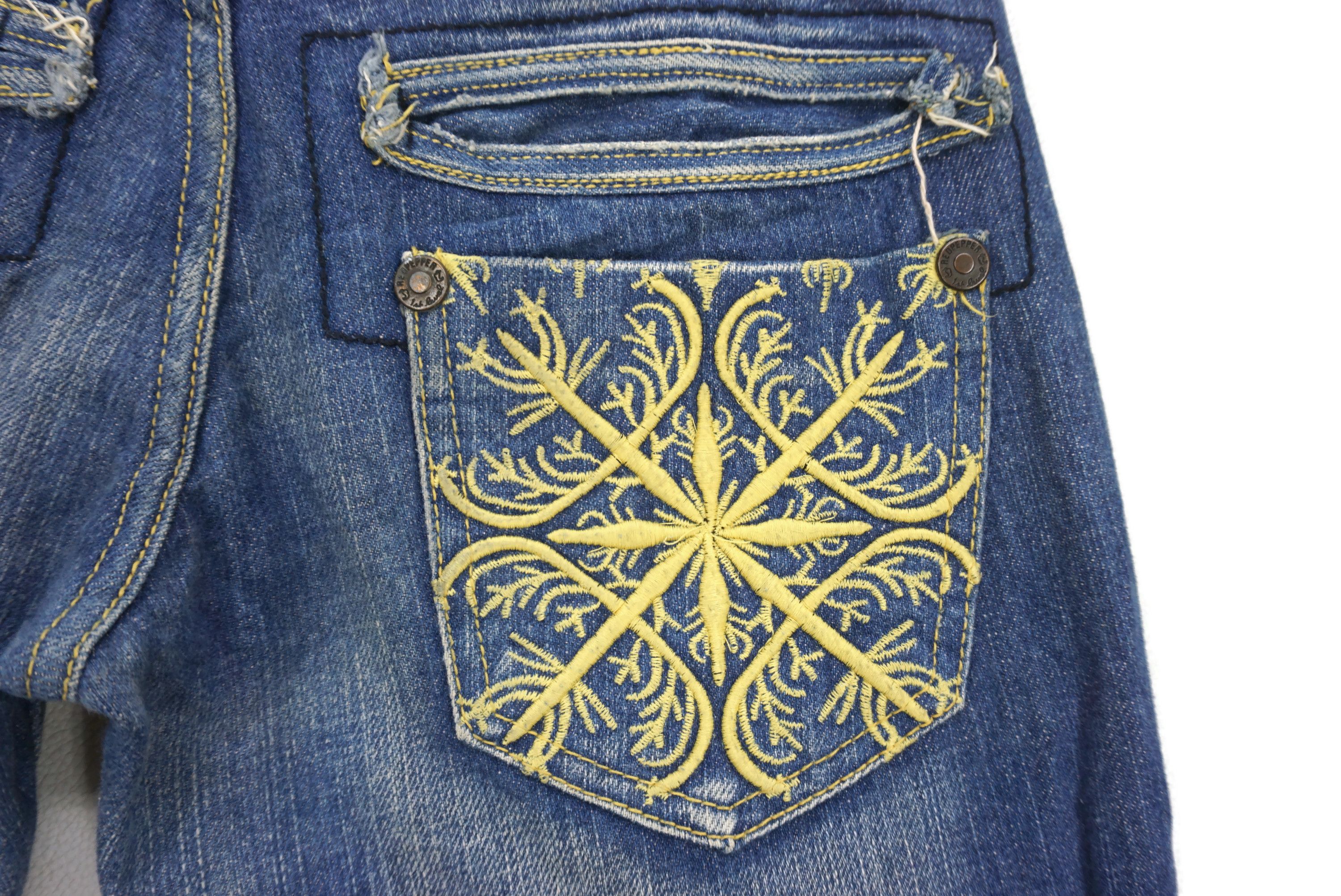 Japanese Brand Red Pepper Jeans Size 25 fit W28xL29 Low Rise Bootcut Size 25" / US 0 / IT 36 - 7 Thumbnail