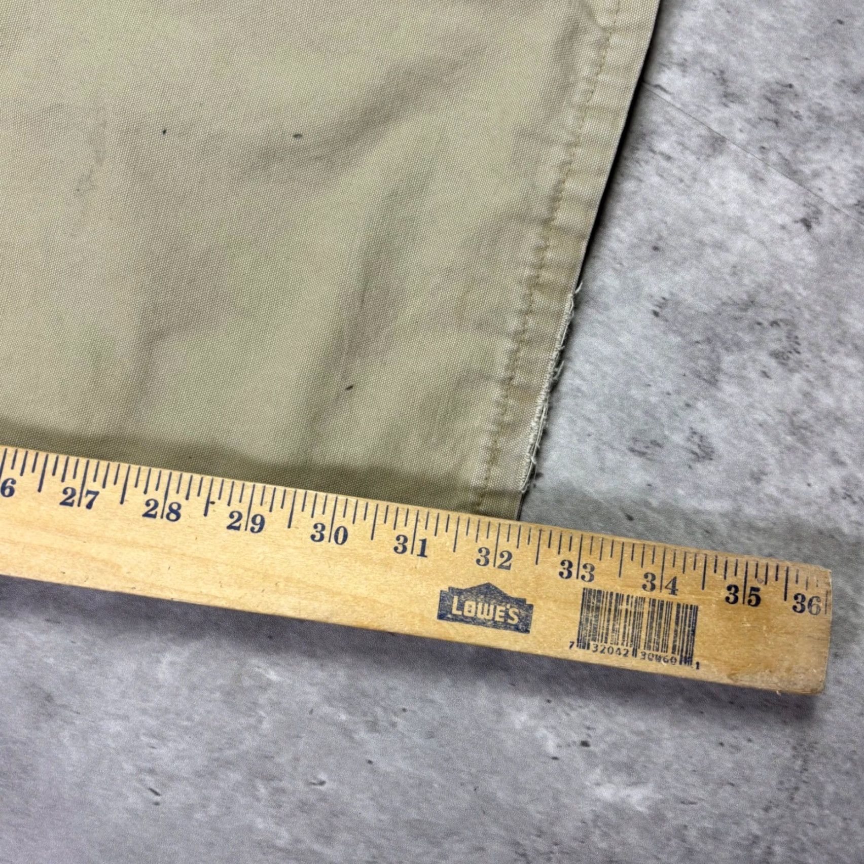 Dickies Dickies Khaki Carpenter Pants Men 34x32 Relaxed Fit Vintage 90s Workwear Stains Beige Cotton Pants Mens Size US 34 / EU 50 - 5 Thumbnail