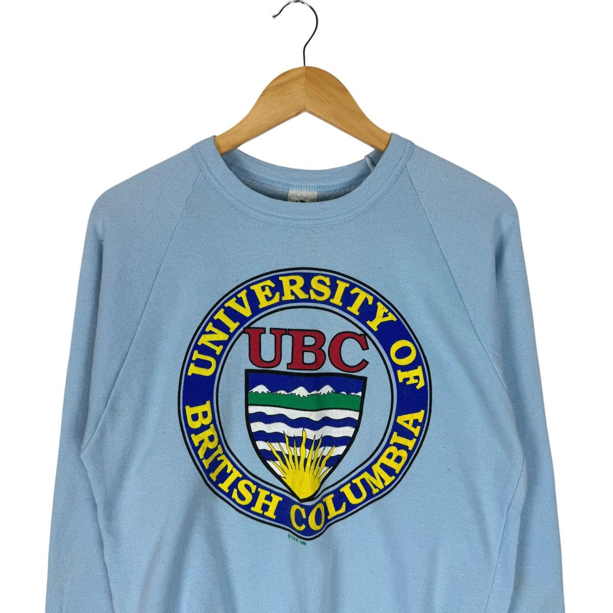 Vintage ☀️80s UNIVERSITY BRITISH COLUMBIA SWEATSHIRT Size US M / EU 48-50 / 2 - 2 Thumbnail