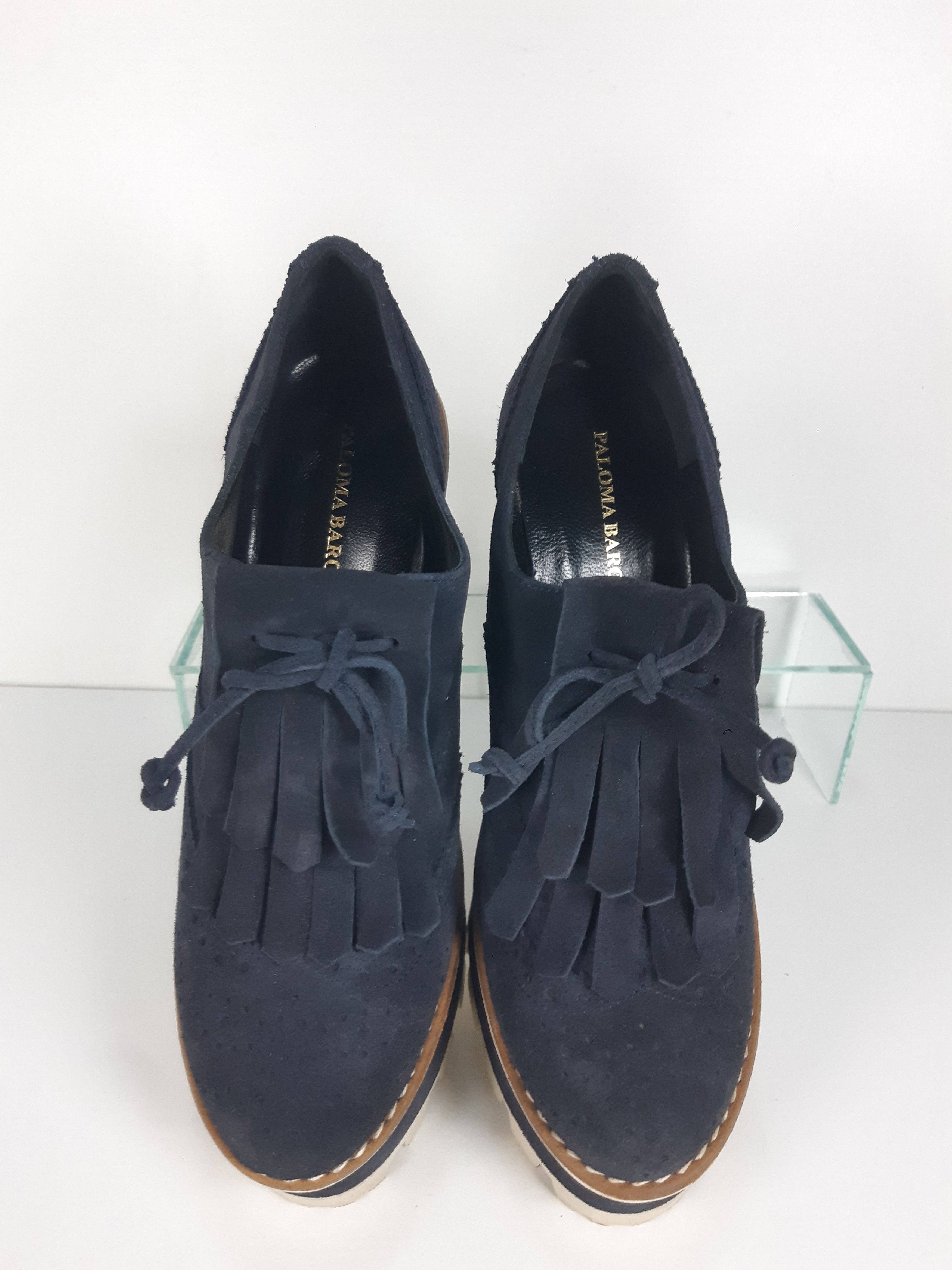 Paloma Bercelo PALOMA BARCELO Platform Fringe Loafers size eu38 NEW Size US 8 / IT 38 - 6 Thumbnail