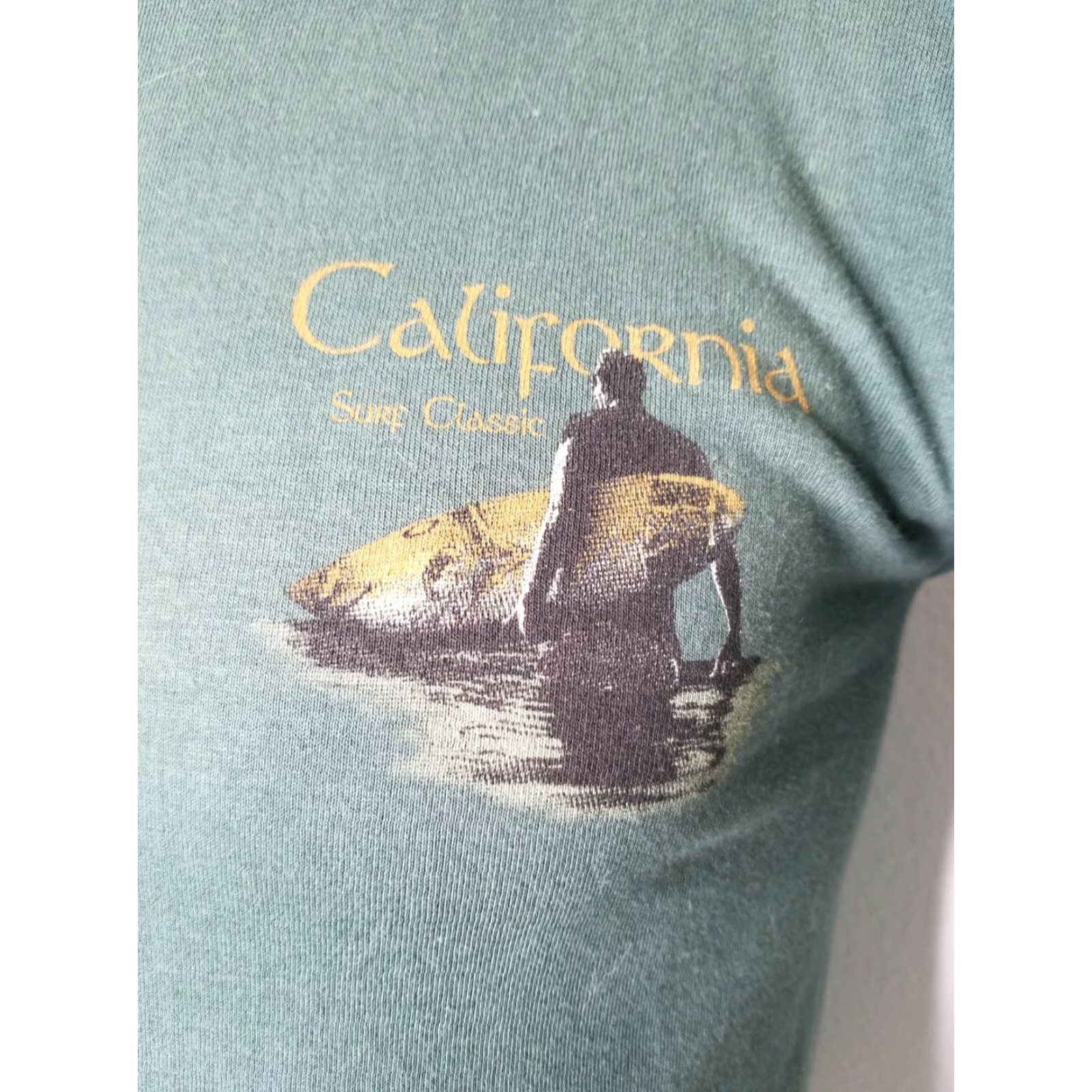 Vintage VINTAGE Prairie Mountain Point Break Shirt Mens S Surf T-Shirt Green Cotton Double-Sided Logo Crew Neck Short Sleeve 90s Surfing Movie Size US S / EU 44-46 / 1 - 4 Thumbnail