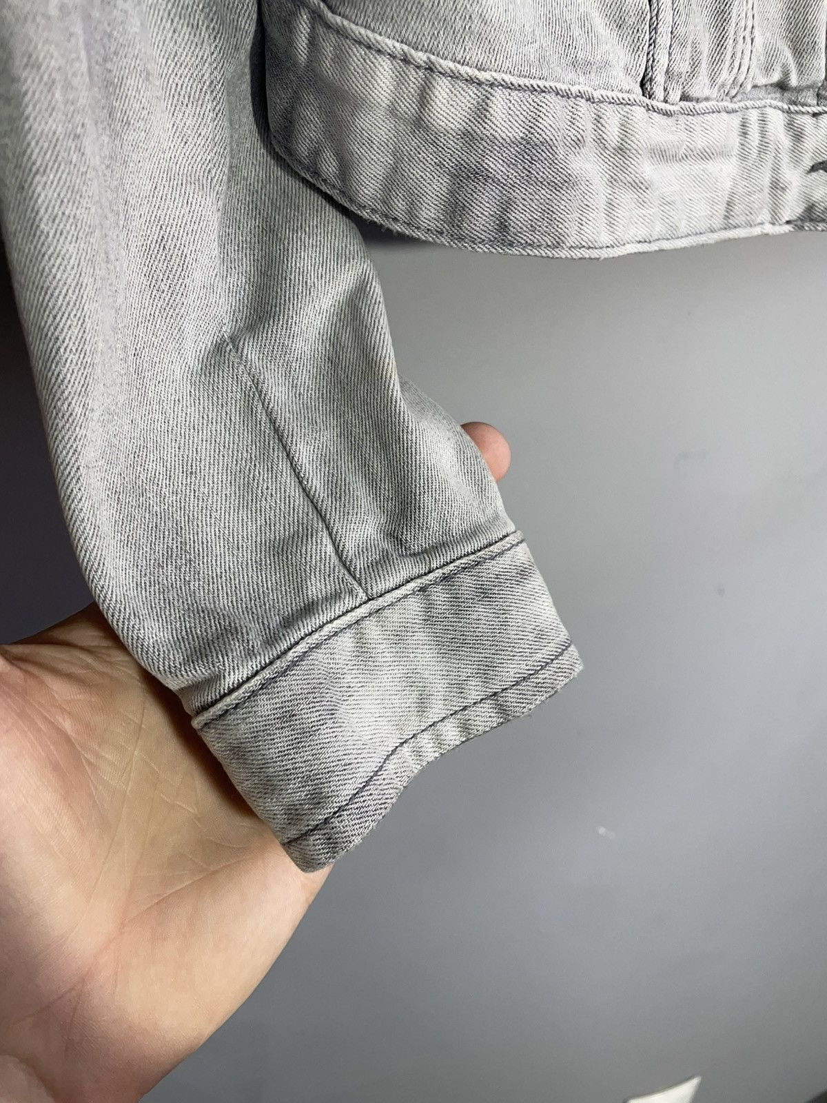 Zadig & Voltaire Zadig & Voltaire ROCK Gray Denim jacket size 16 Size M / US 6-8 / IT 42-44 - 5 Thumbnail