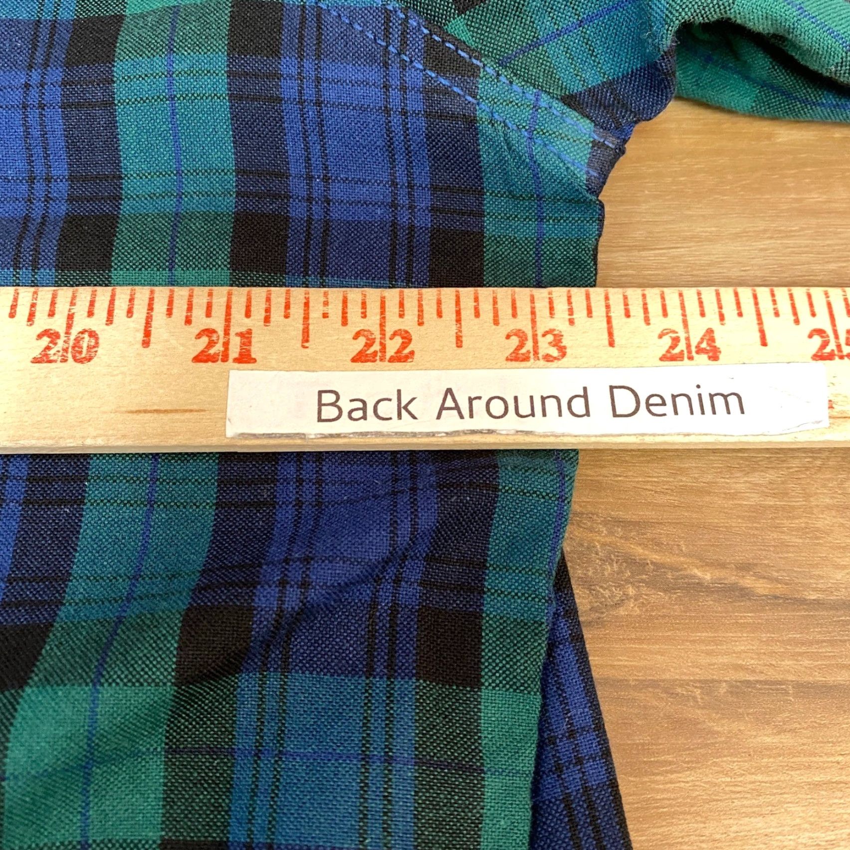 Lands' End Lands' End Oxford Shirt Mens Large Button-Down Plaid Tartan Blackwatch Cotton Flannel Long Sleeve Chest Pocket Casual Button-Up Classic Collar-Down Size US L / EU 52-54 / 3 - 7 Thumbnail
