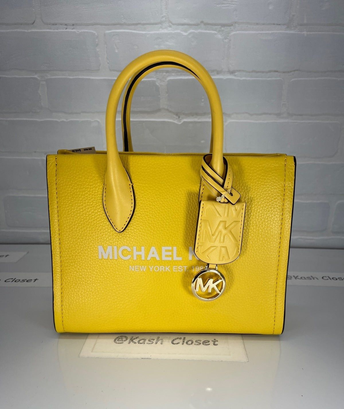 Mirella Tote Michael Kors Yellow Handbag Michael Kors Mirella Tote