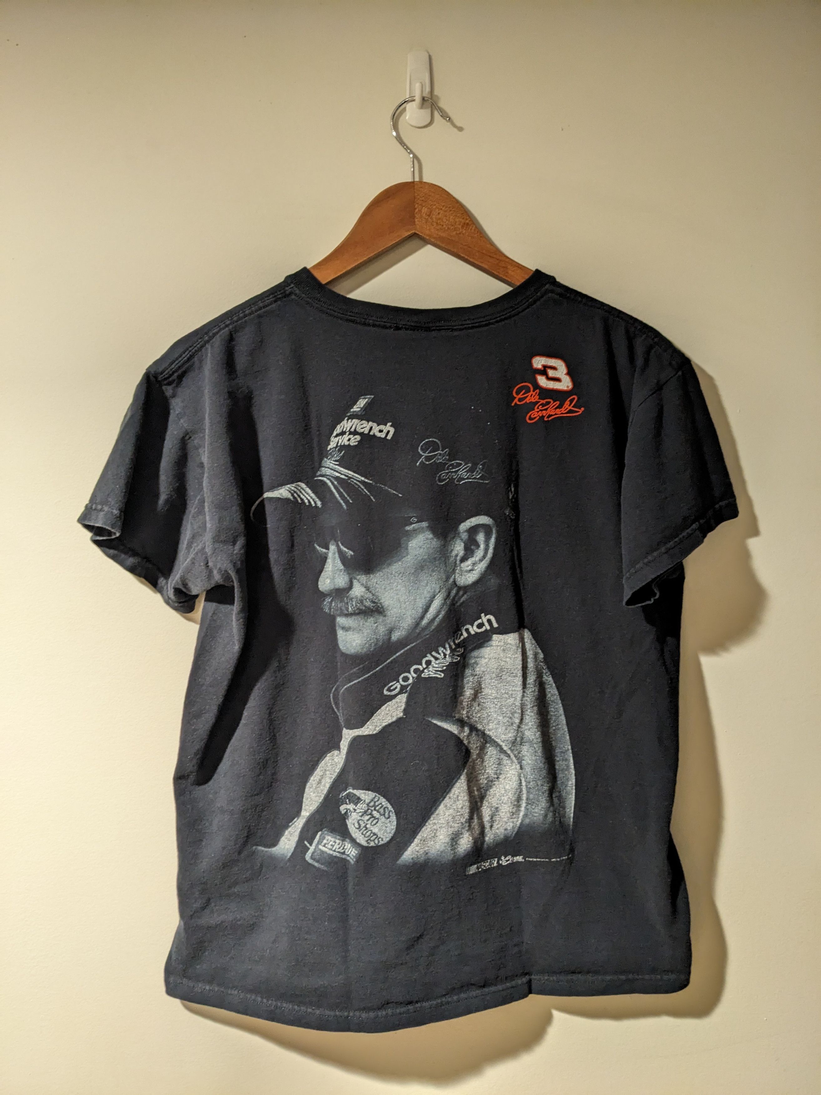 Band Tees × NASCAR × Vintage Vintage 2008 Elvis Presley Dale Earnhardt Nascar T-Shirt Size US L / EU 52-54 / 3 - 4 Thumbnail
