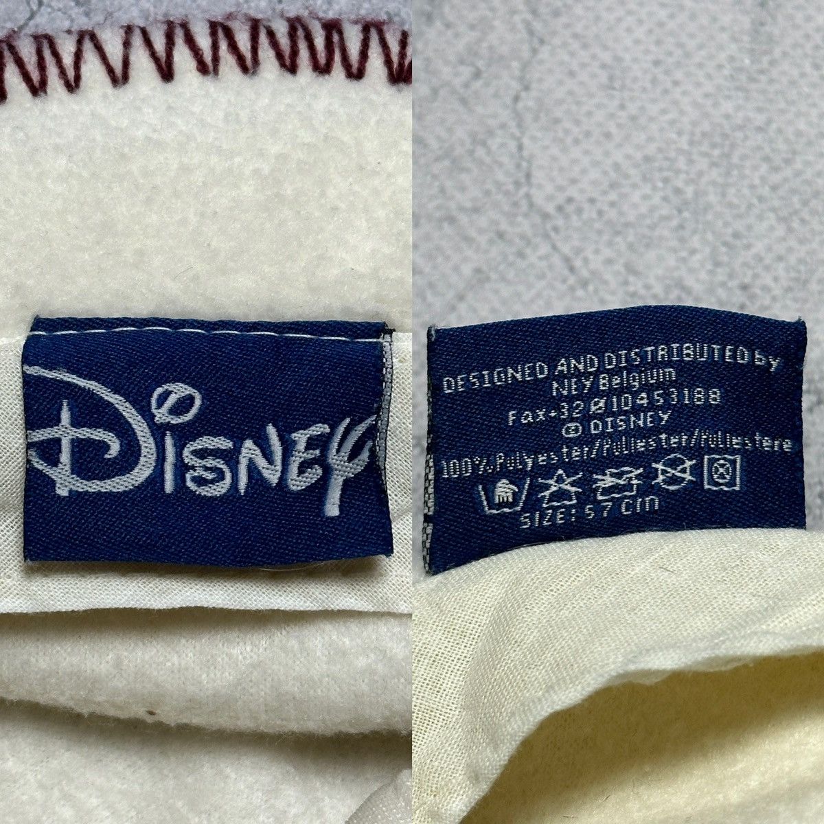 Disney Vintage 90’s Mickey Mouse Minnie Classic Fleece Bucket Hat Size ONE SIZE - 10 Thumbnail