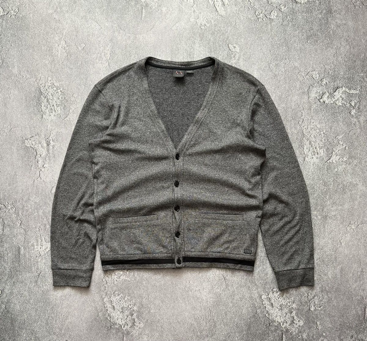 Armani × Armani Exchange × Emporio Armani Armani exchange M button up cardigan sweater knit knitwear Size US M / EU 48-50 / 2 - 5 Thumbnail